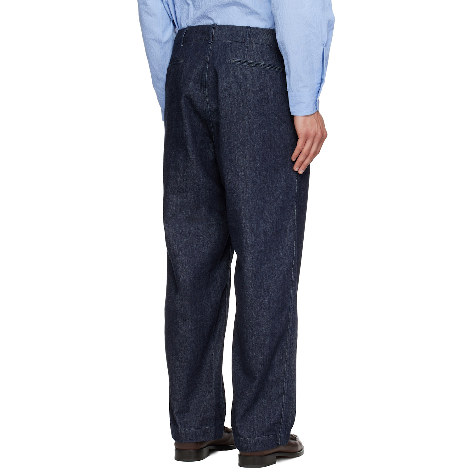  Nanamica Navy Wide Jeans 