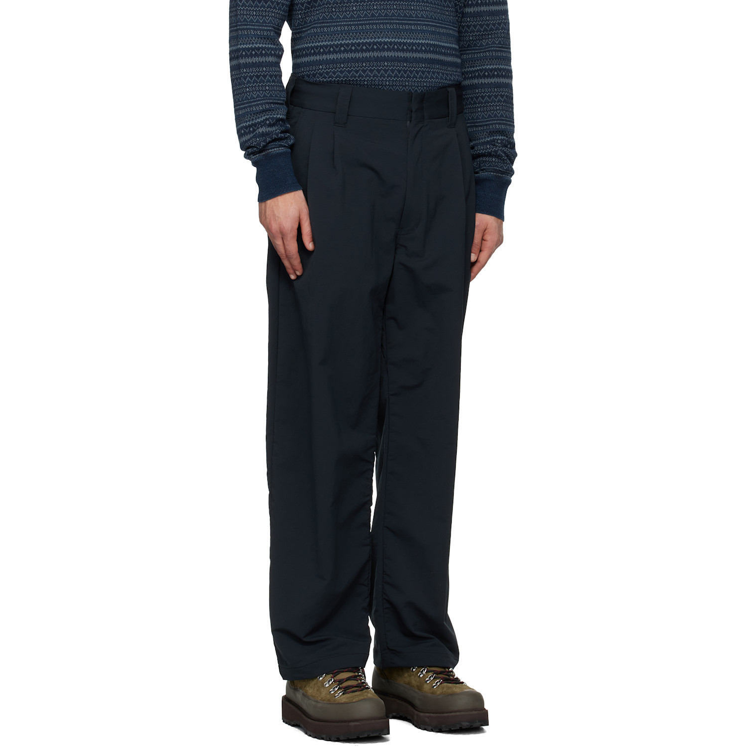 Nanamica Navy Ooal Alphadry Club Trousers 