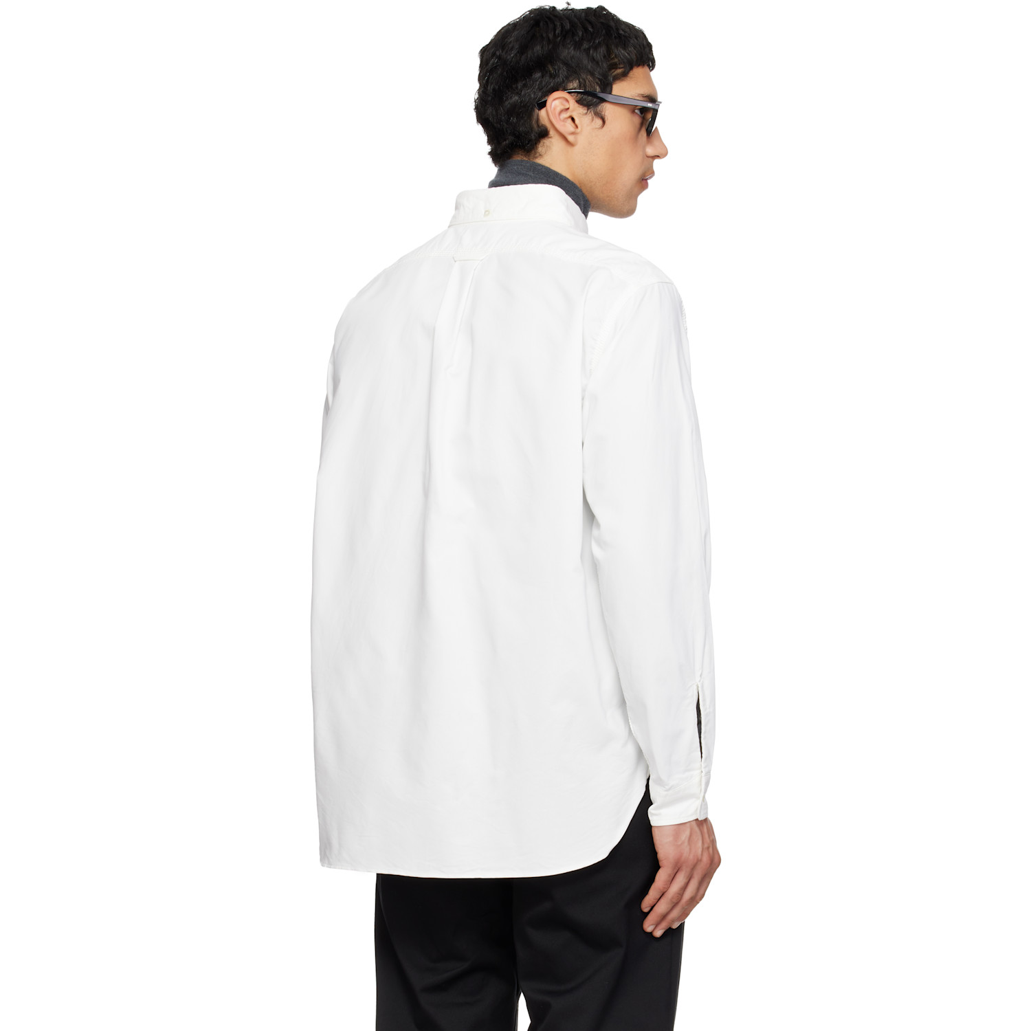  Nanamica Off-white Button Down Wind Shirt 
