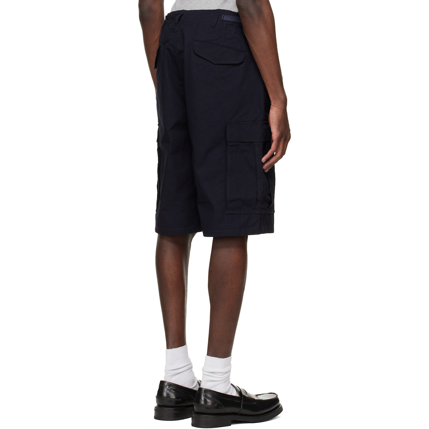 Nanamica Navy Ripstop Cargo Shorts 