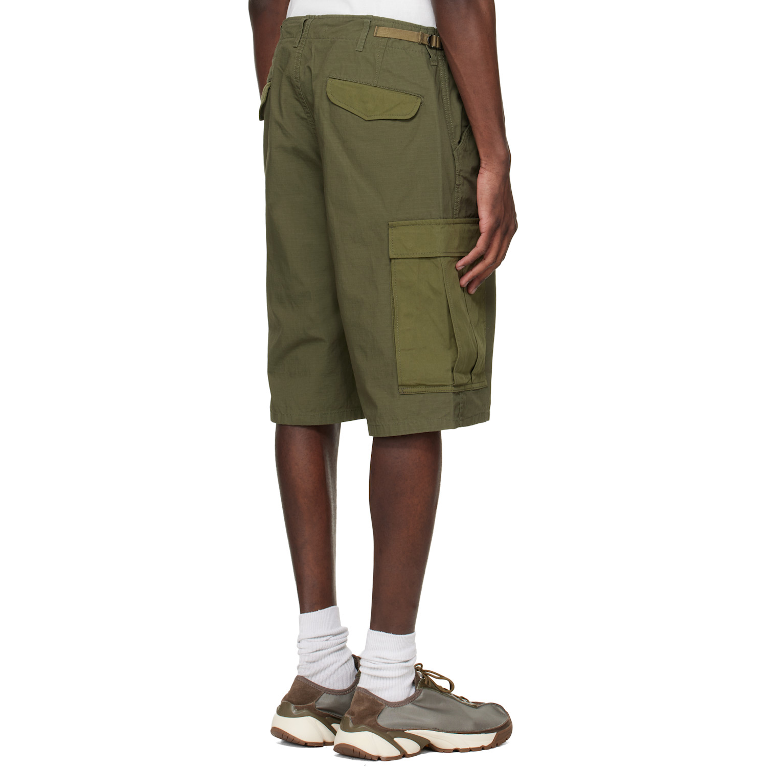 Nanamica Khaki Ripstop Cargo Shorts 