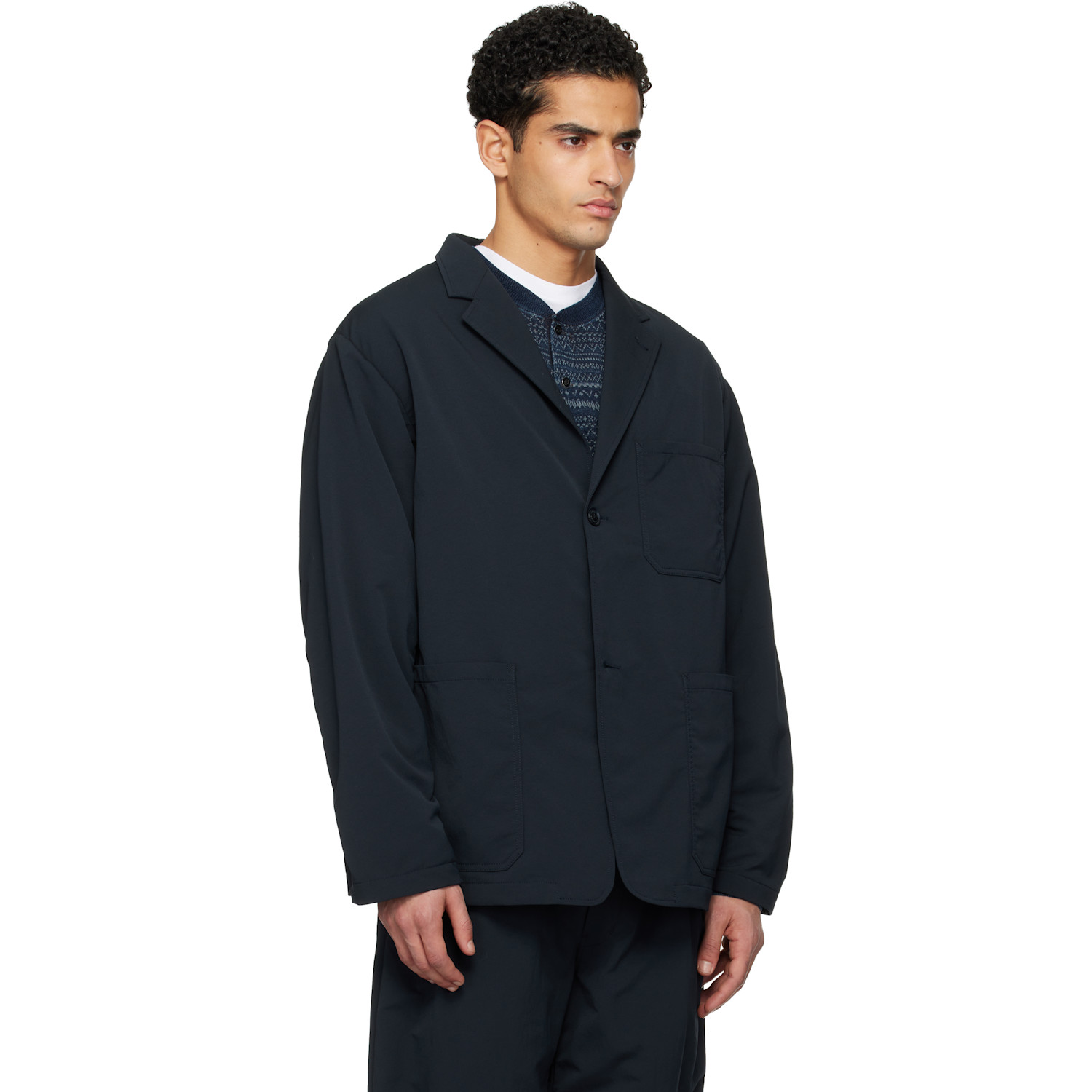  Nanamica Navy Alphadry Club Blazer 