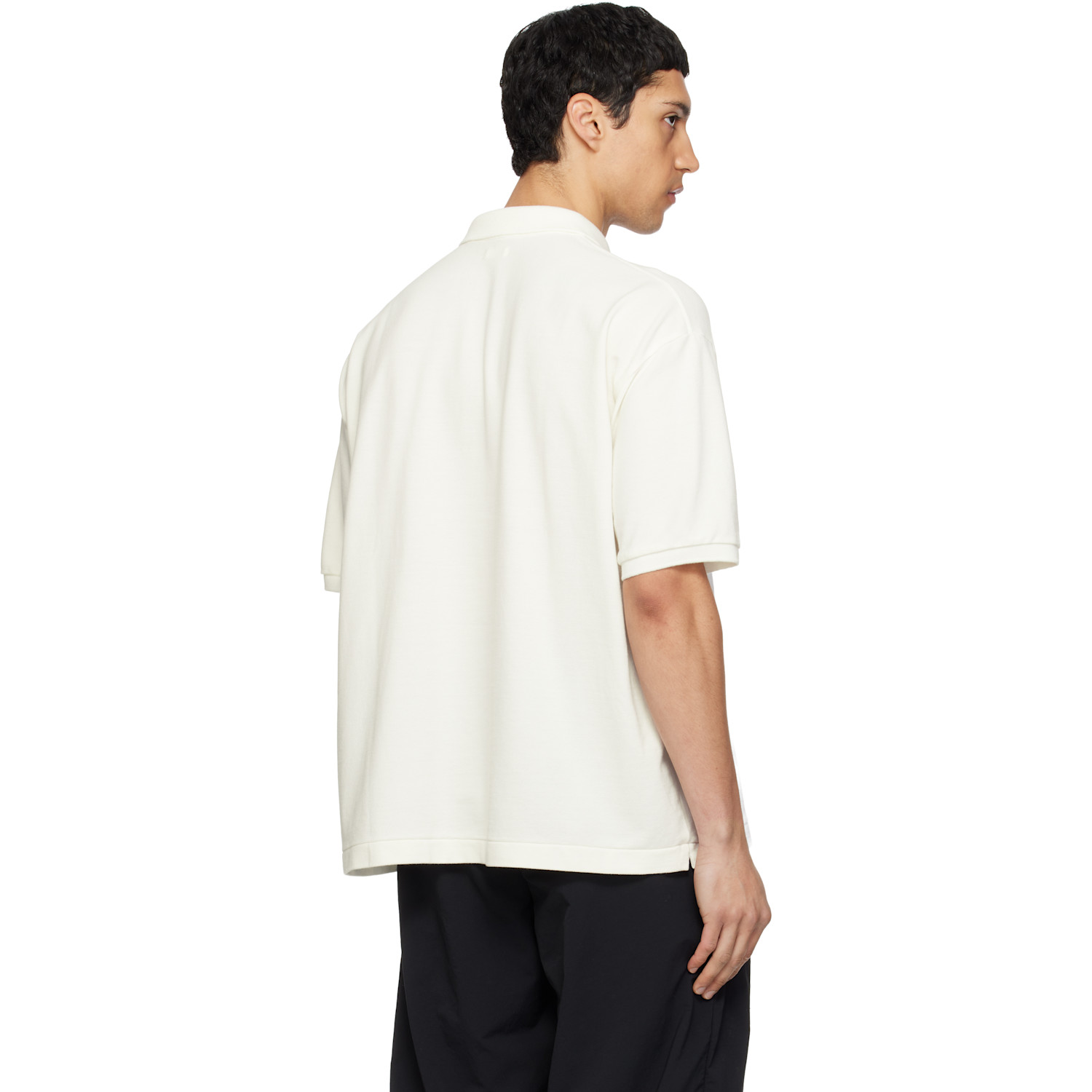 Nanamica Off-white Short Sleeve Polo 