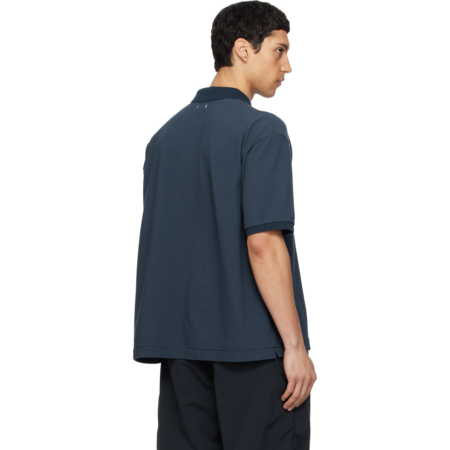  Nanamica Navy Short Sleeve Polo 