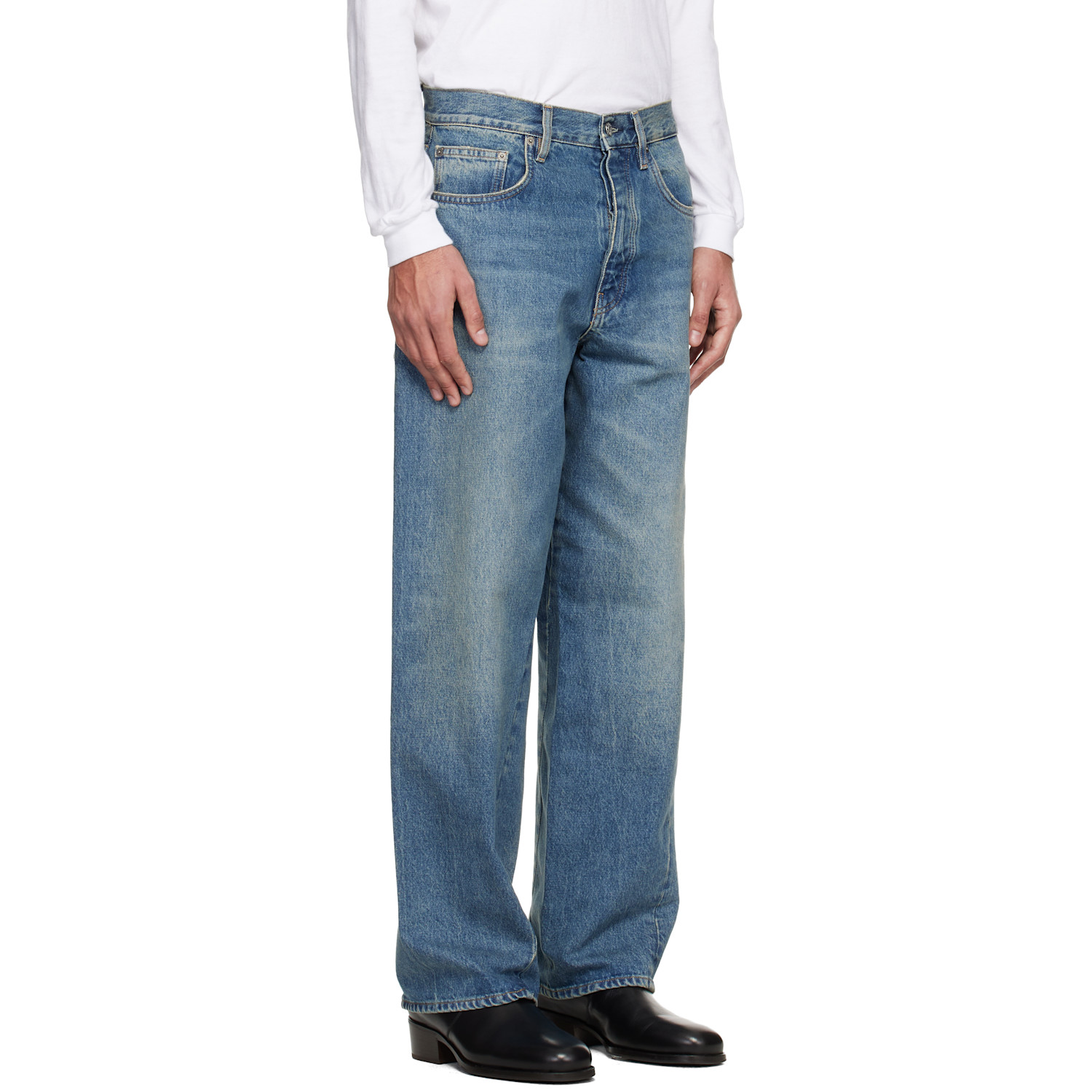  Sunflower Blue Wide Twist Jeans 