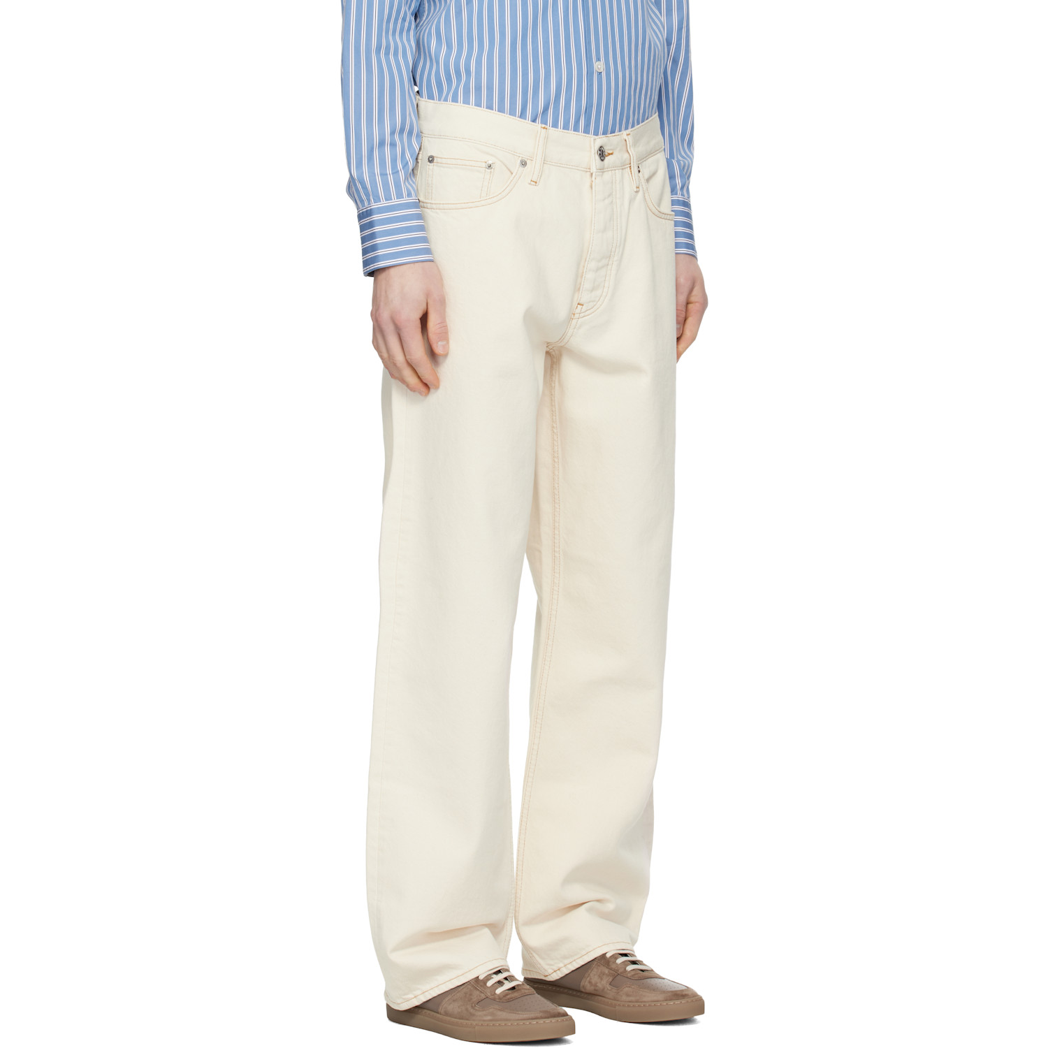  Sunflower Off-white Loose Jeans 