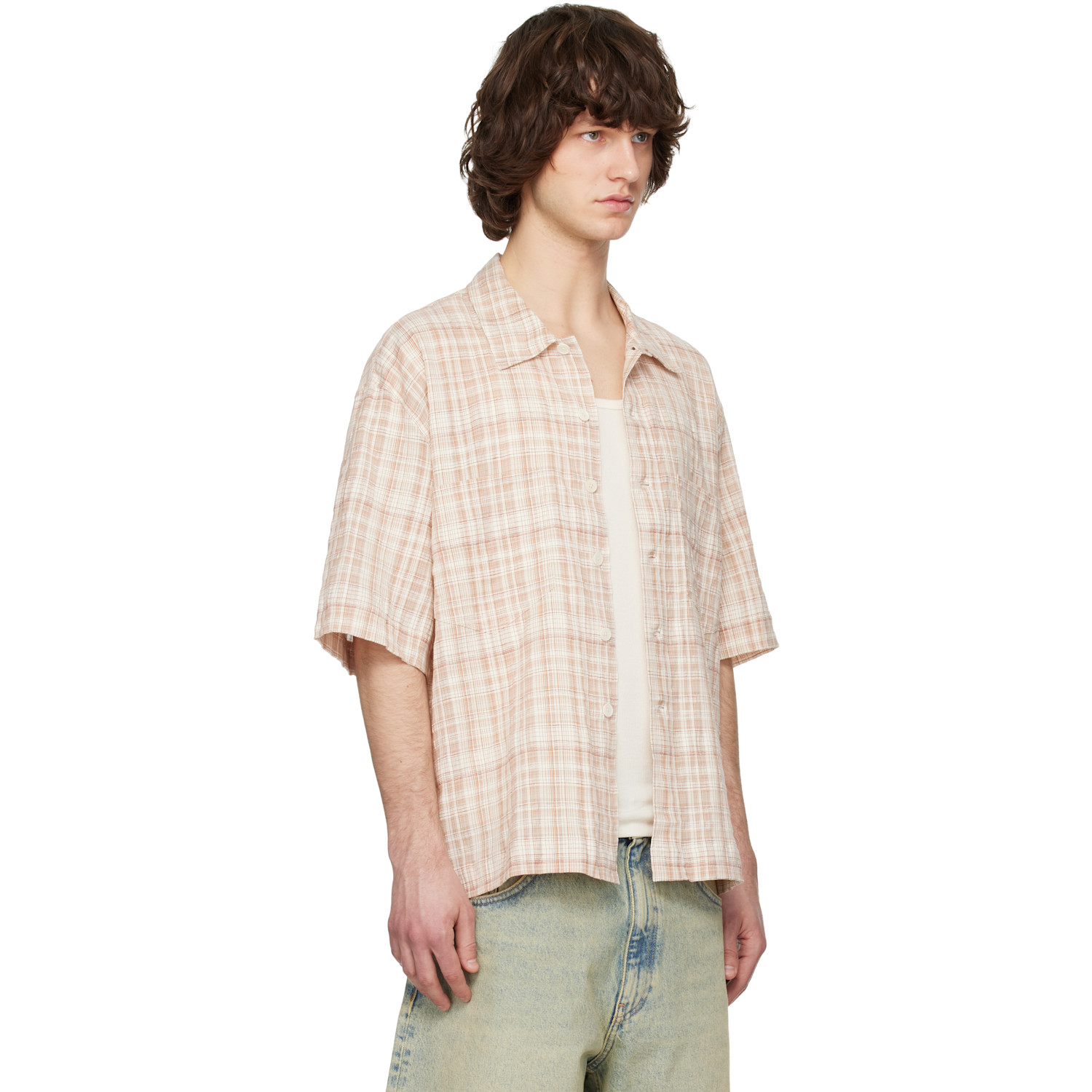  Sunflower Brown & Off-white Adam Shirt 