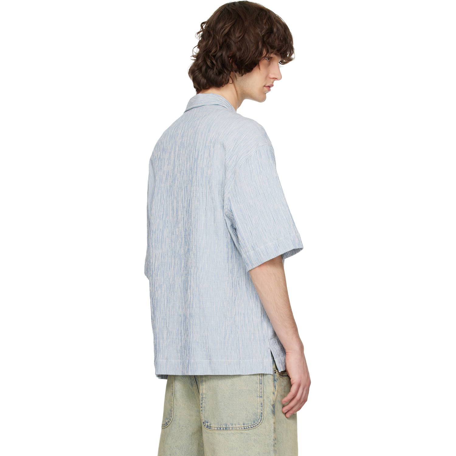  Sunflower Blue & White Adam Shirt 