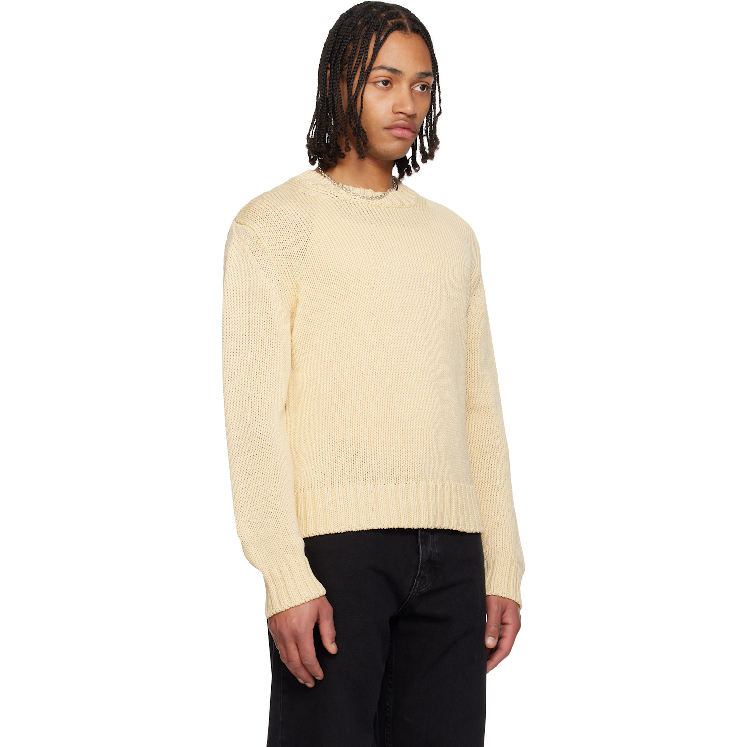  Sunflower Yellow Frederik Cotton Sweater 
