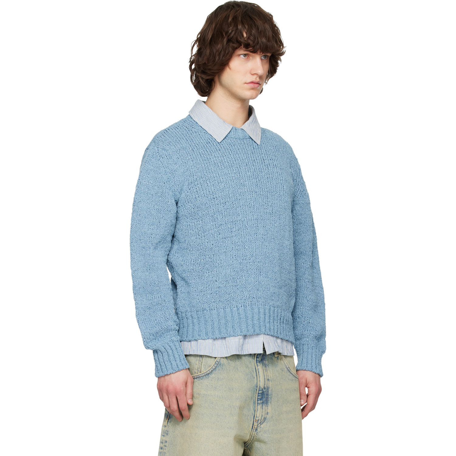  Sunflower Blue Frederik Cotton Sweater 