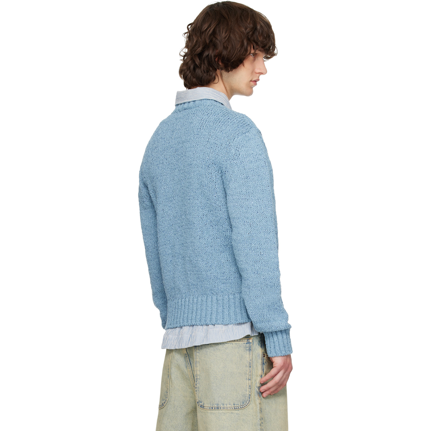  Sunflower Blue Frederik Cotton Sweater 