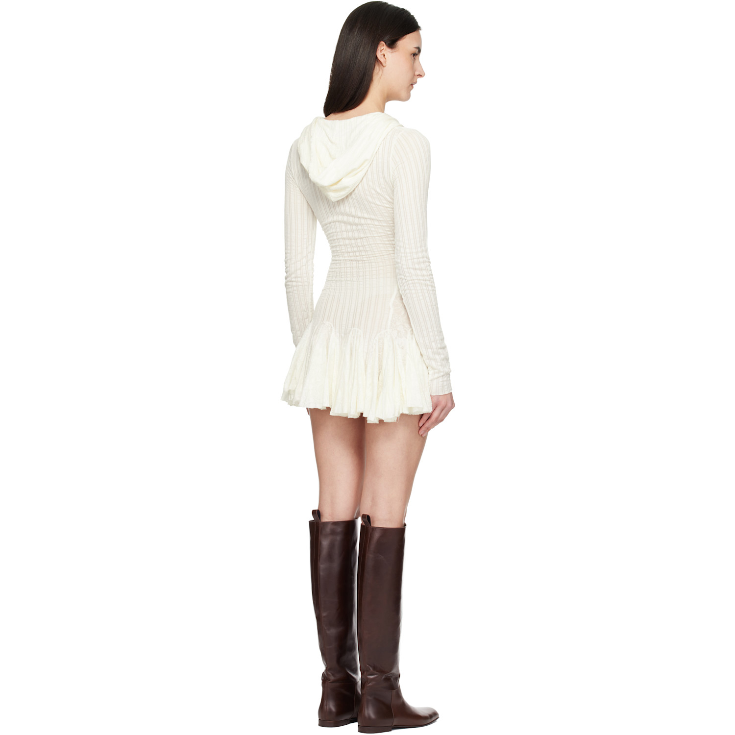  Edward Cuming Off-white Kitchen Madame Rat Minidress 