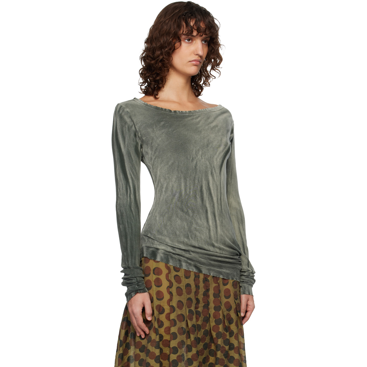  Edward Cuming Green Moss Fog Banana T-shirt 