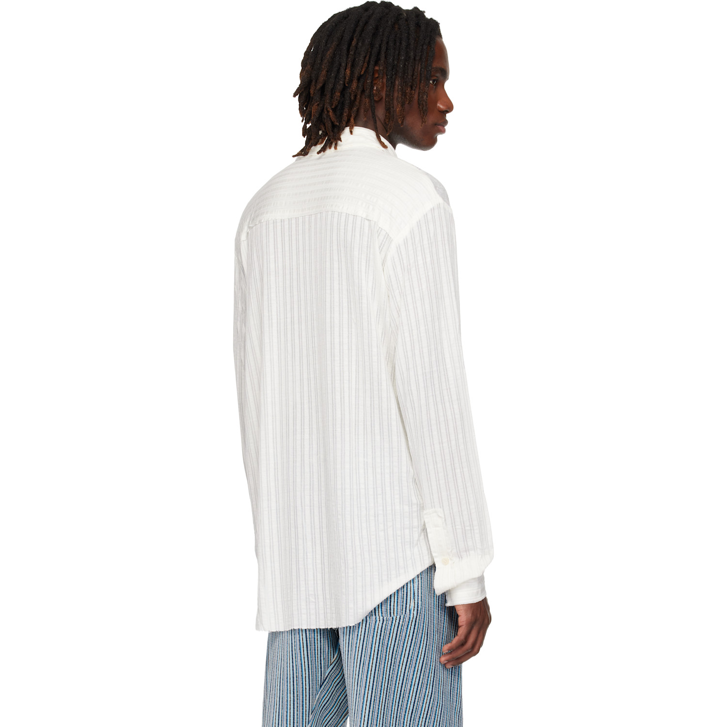  Edward Cuming Off-white Kitchen Curtain Shirt 