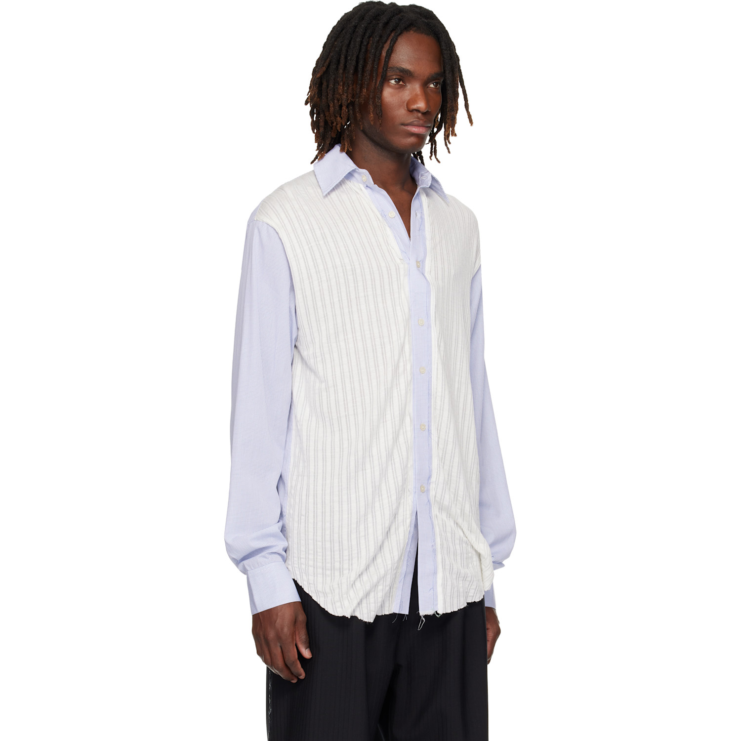  Edward Cuming Blue & White Kitchen Boxing Day Shirt 