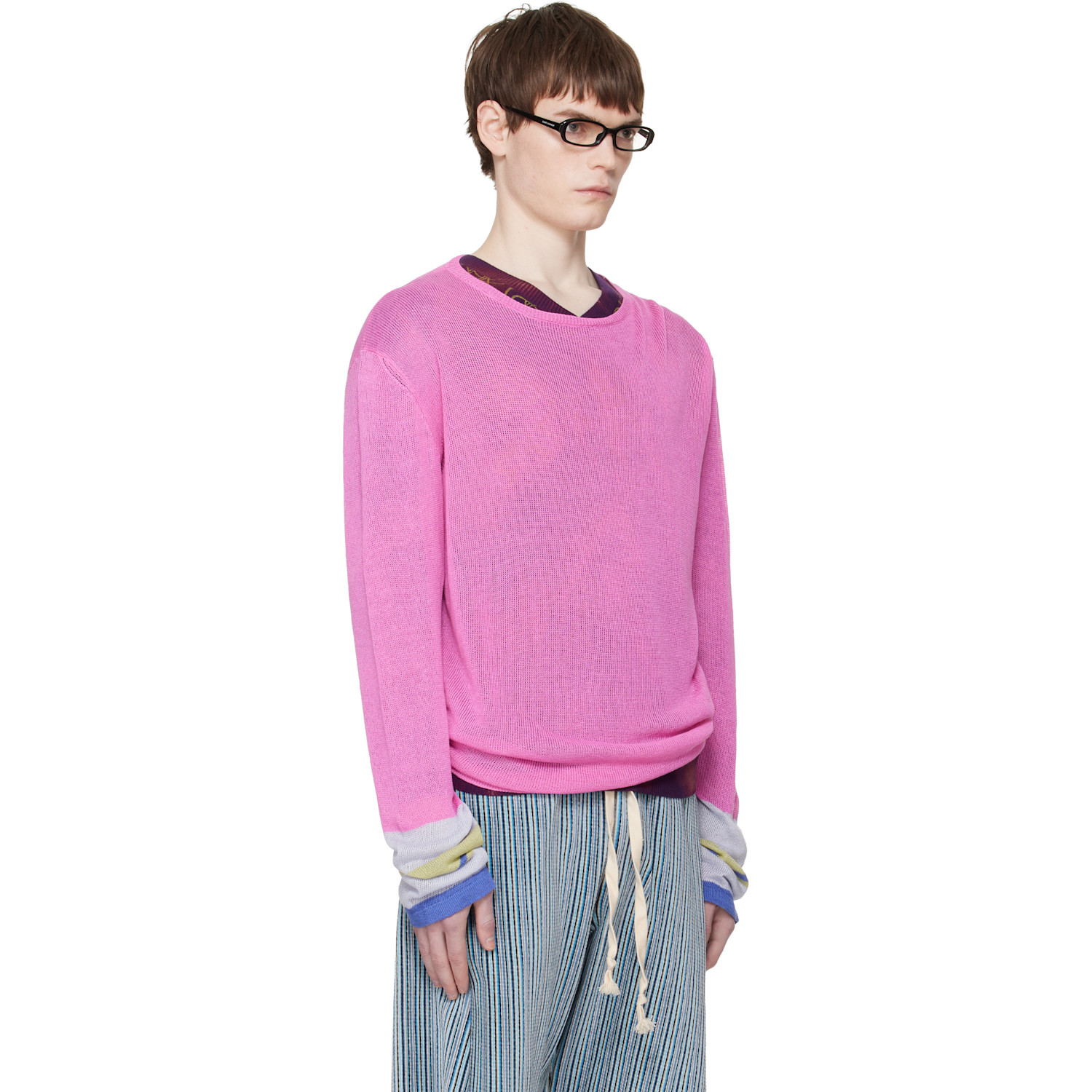  Edward Cuming Pink Limp Wrist Sweater 