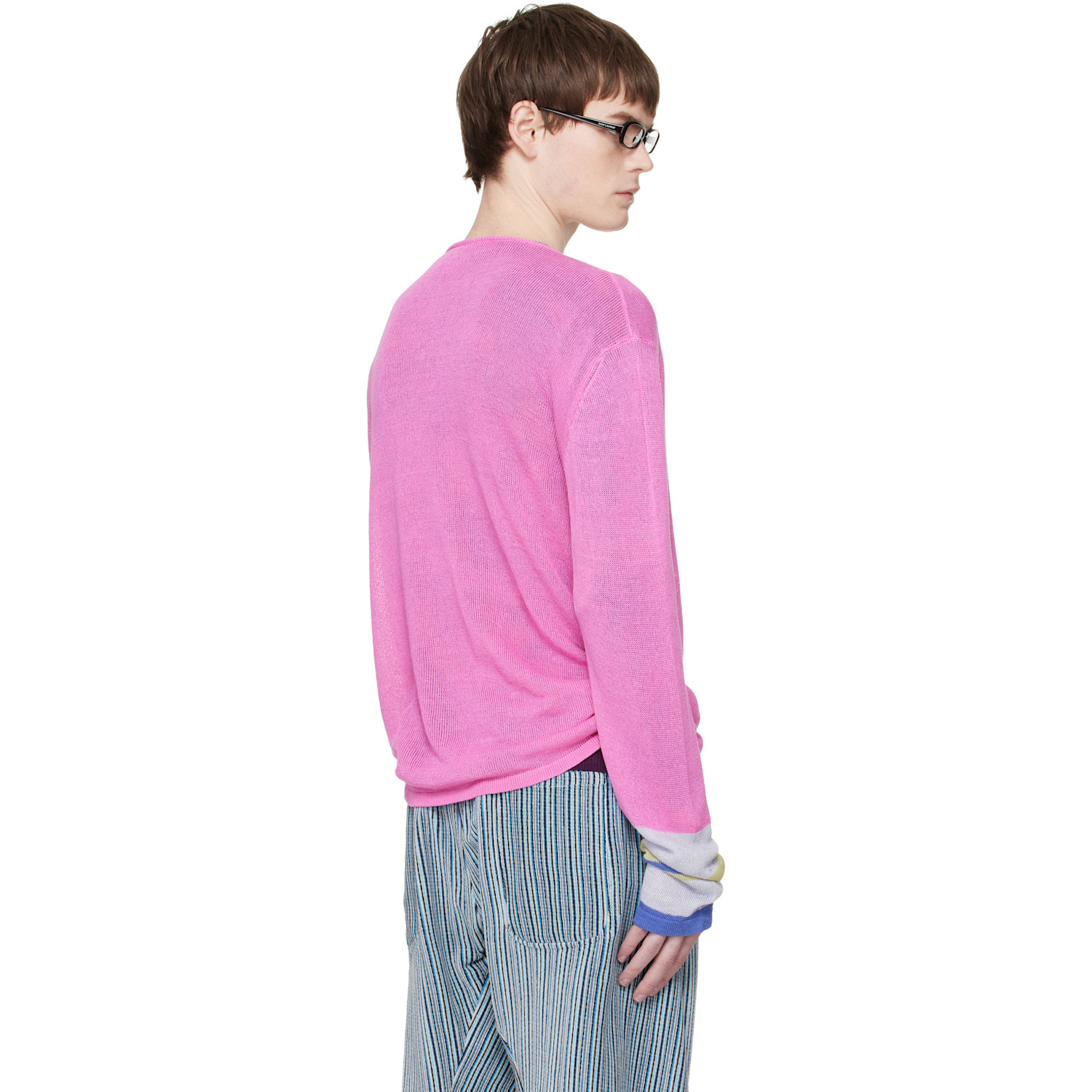  Edward Cuming Pink Limp Wrist Sweater 