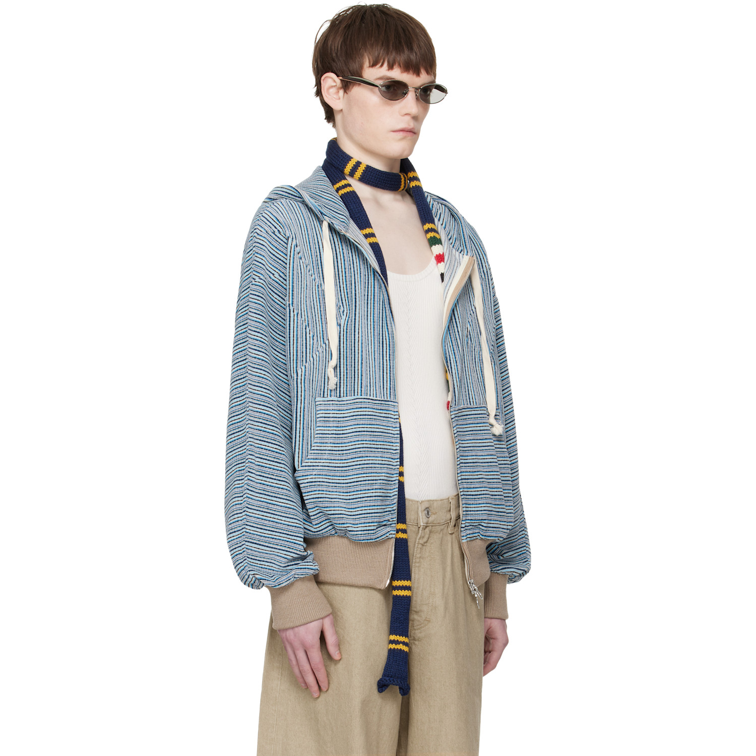  Edward Cuming Blue Flex Hoodie 
