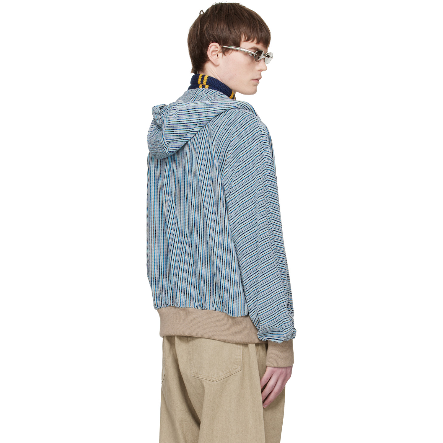  Edward Cuming Blue Flex Hoodie 
