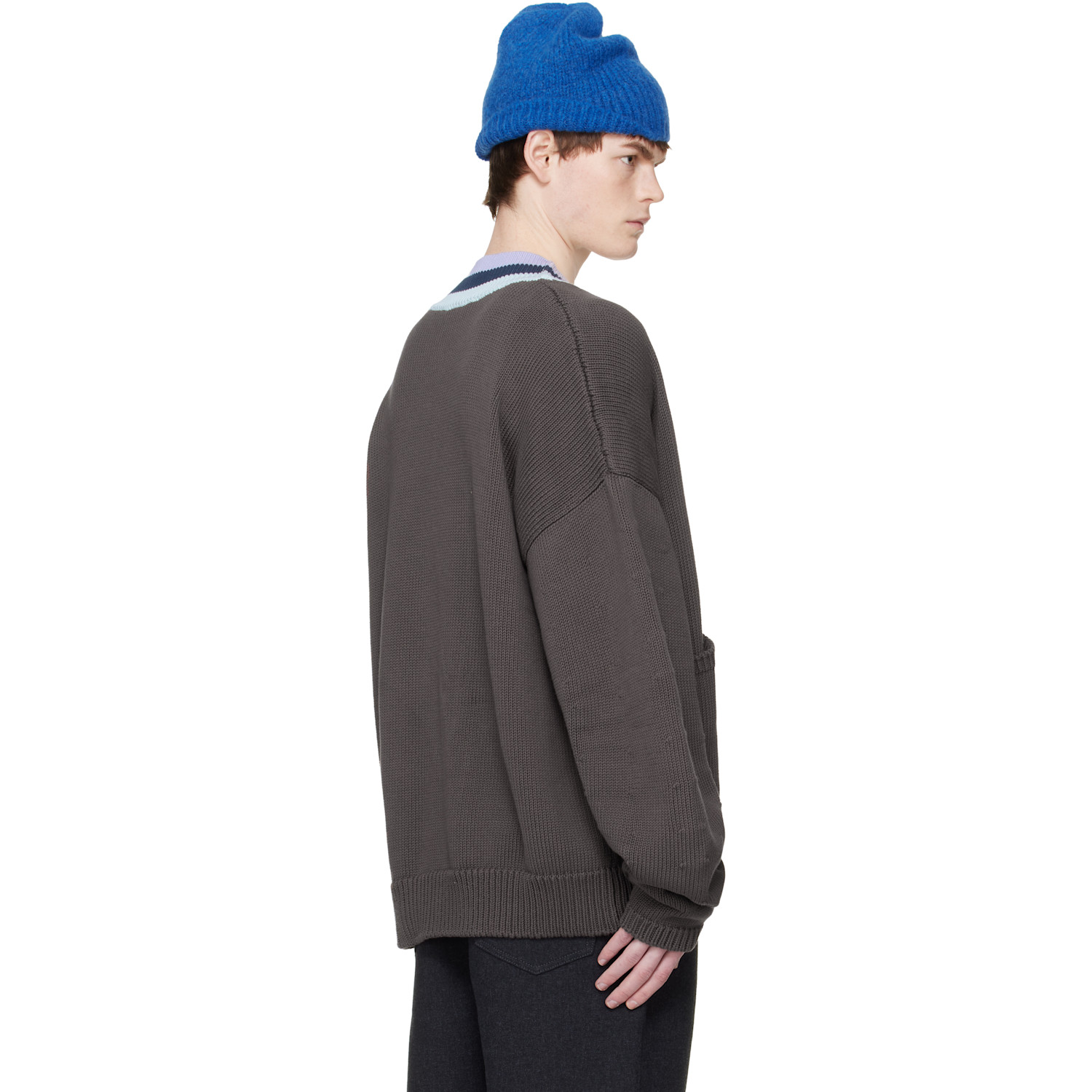  Edward Cuming Brown Heart Throb Cardigan 