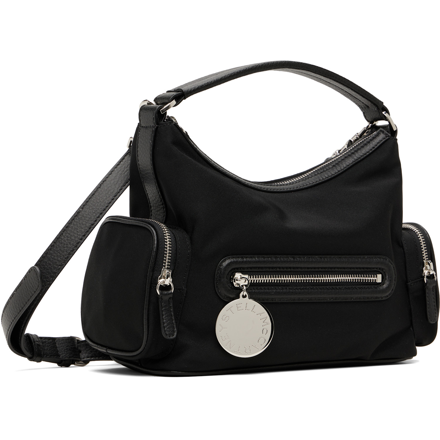  Stella Mccartney Black Dartmoor Econyl Crossbody Bag 