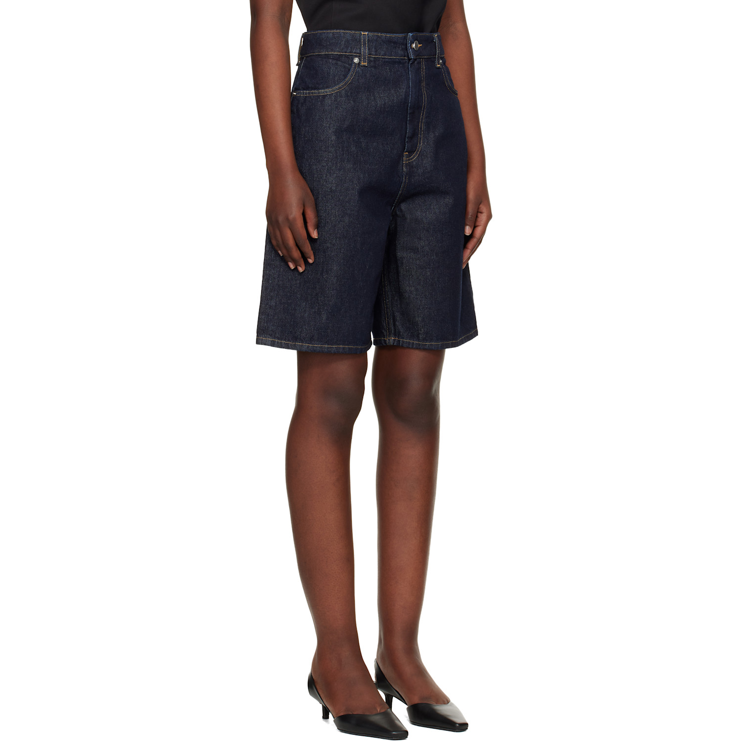  Loulou De Saison Blue Isu Lds Denim Shorts 