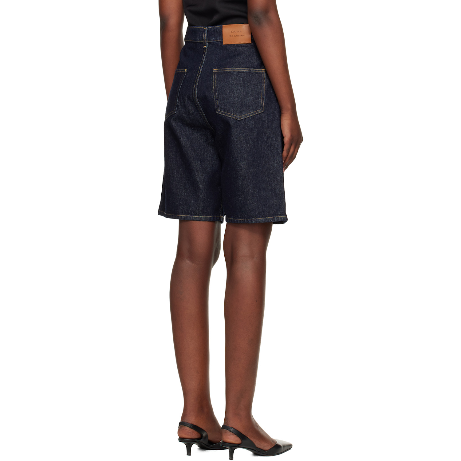  Loulou De Saison Blue Isu Lds Denim Shorts 