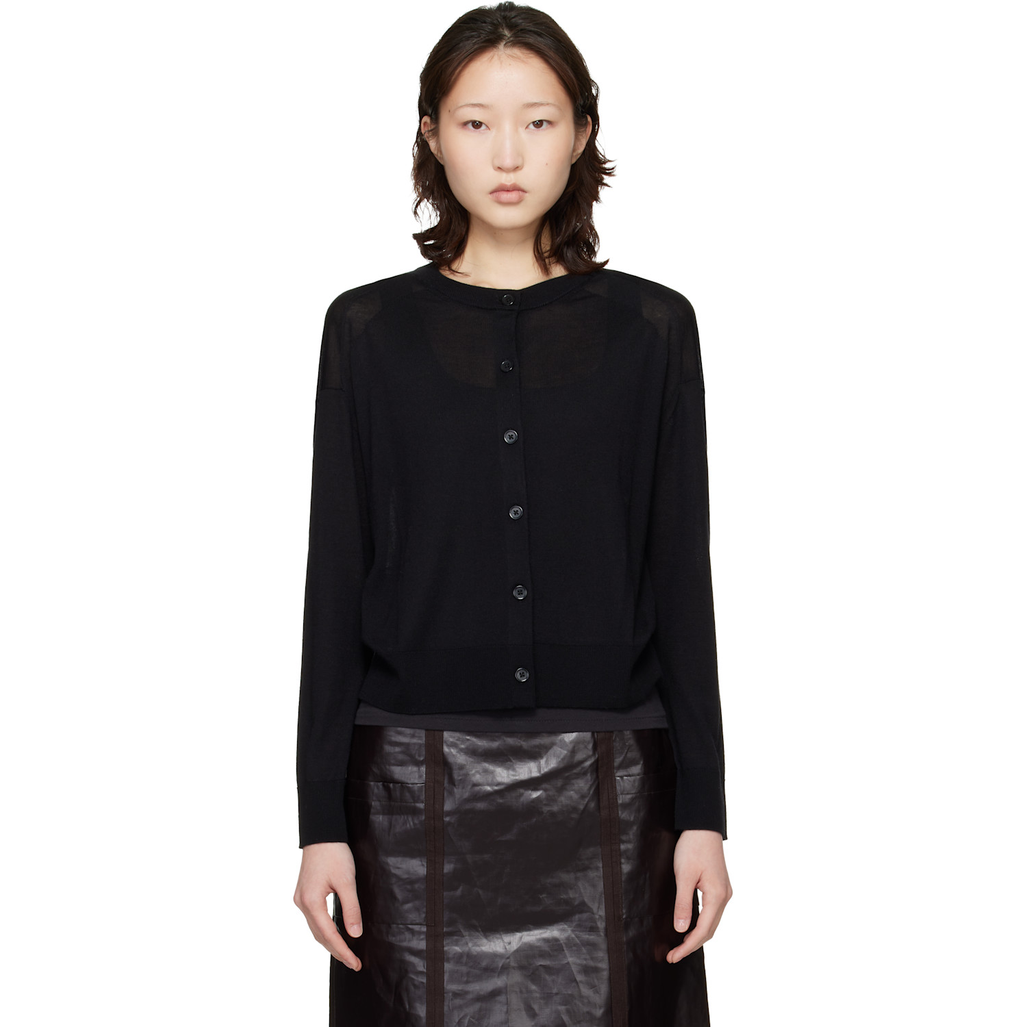 Loulou de Saison Black Kita Cardigan