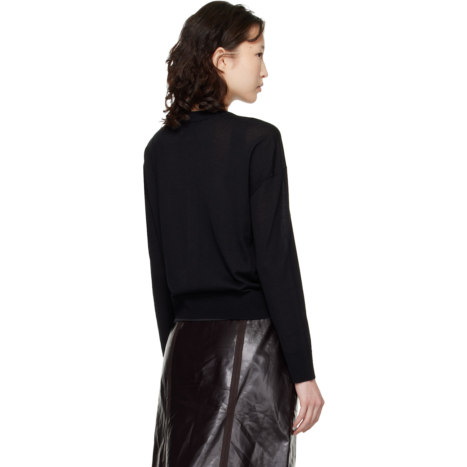  Loulou De Saison Black Kita Cardigan 