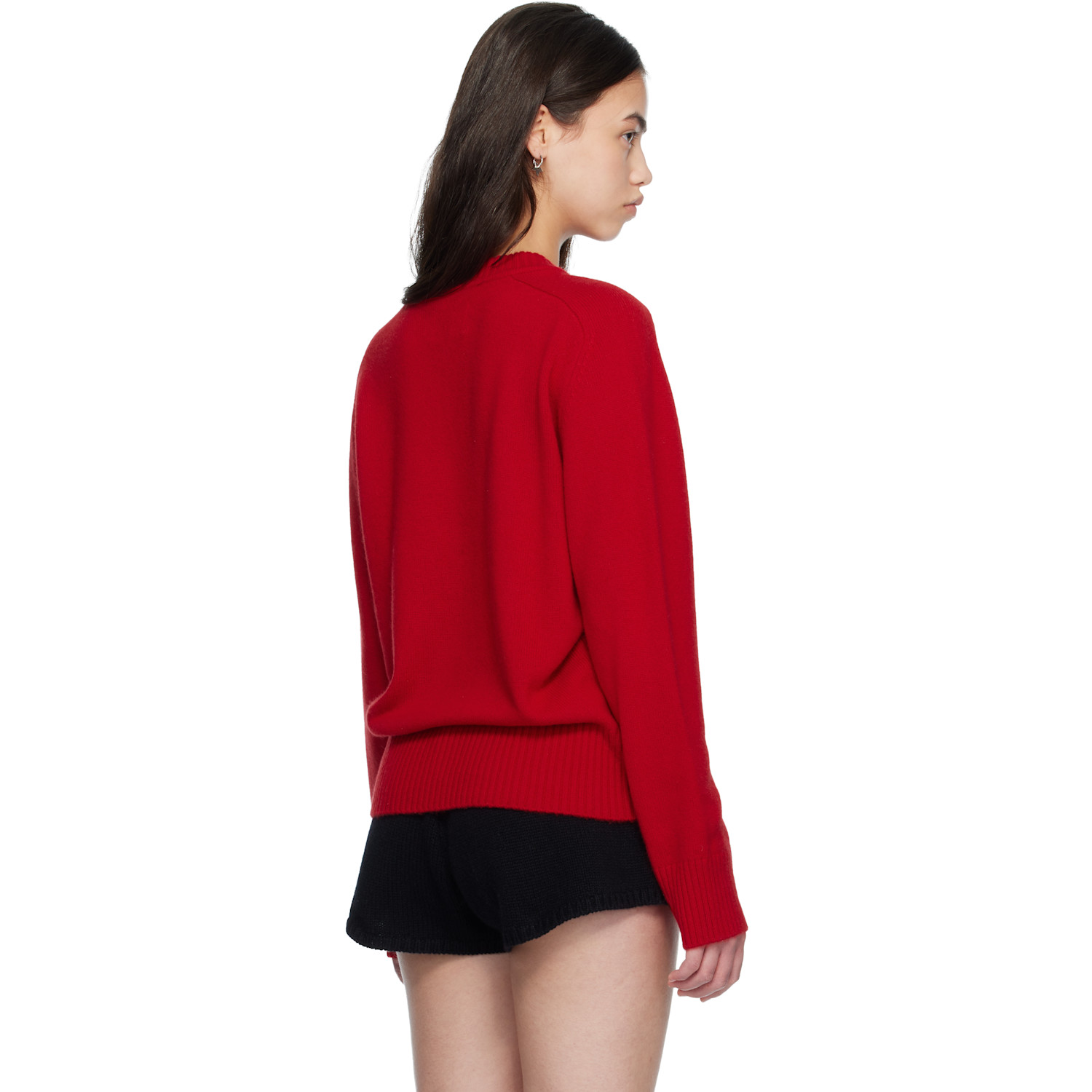  Loulou De Saison Red Baltra Lds Cashmere Sweater 