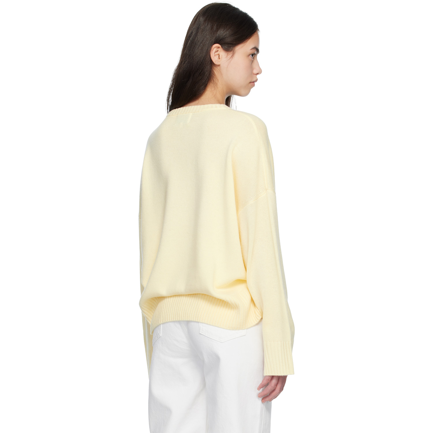  Loulou De Saison Off-white Anton Cashmere Sweater 
