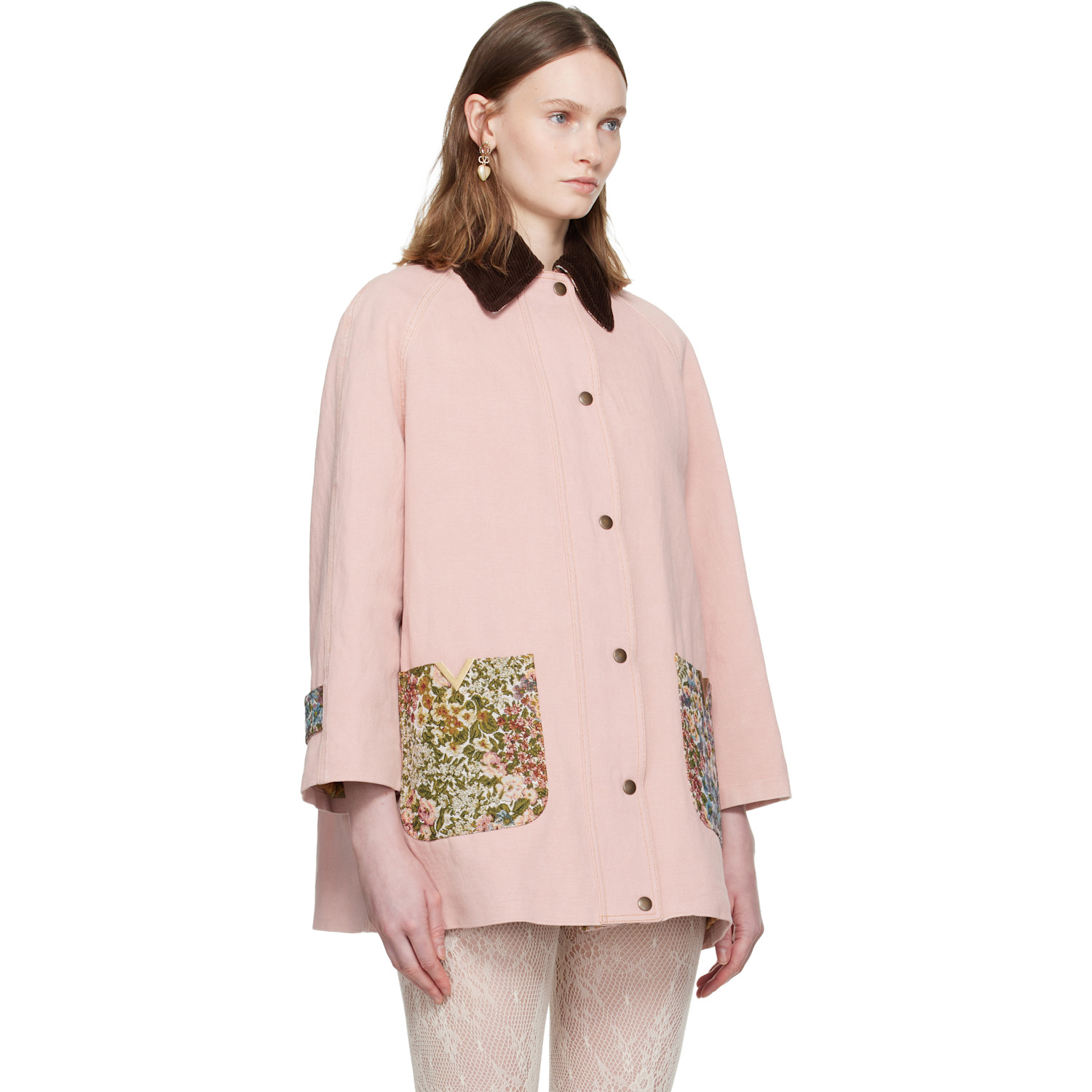  Valentino Pink Denim Jacket 