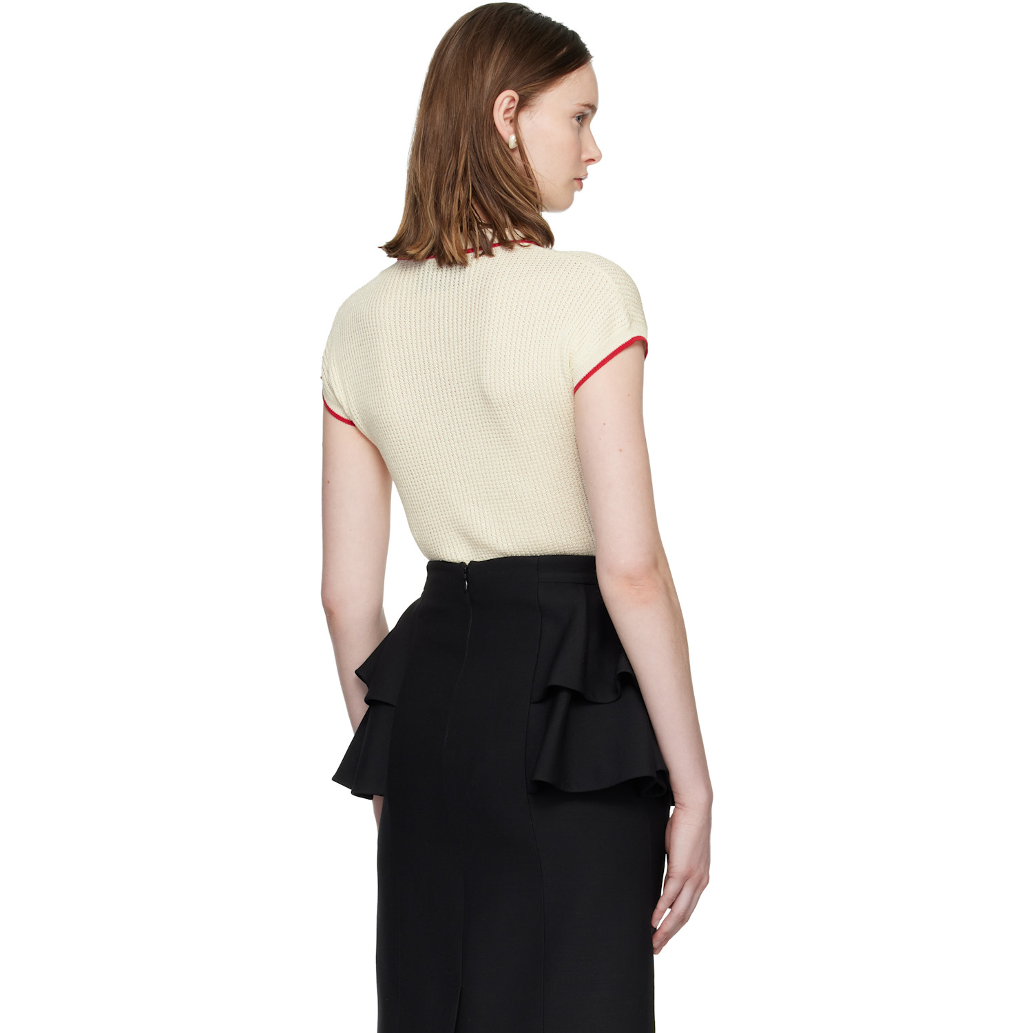  Valentino Beige 'chez Valentino' Polo 