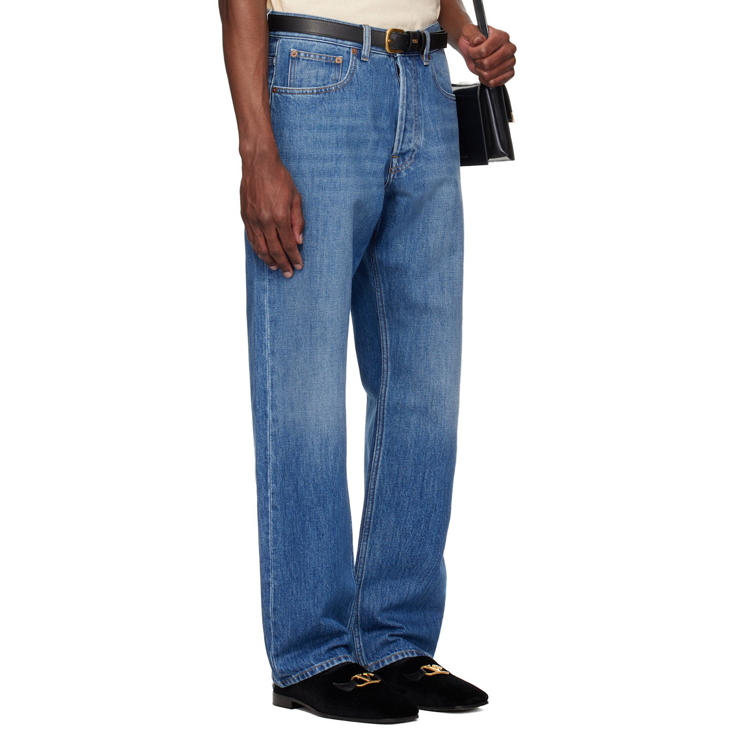  Valentino Blue 5 Pocket Jeans 