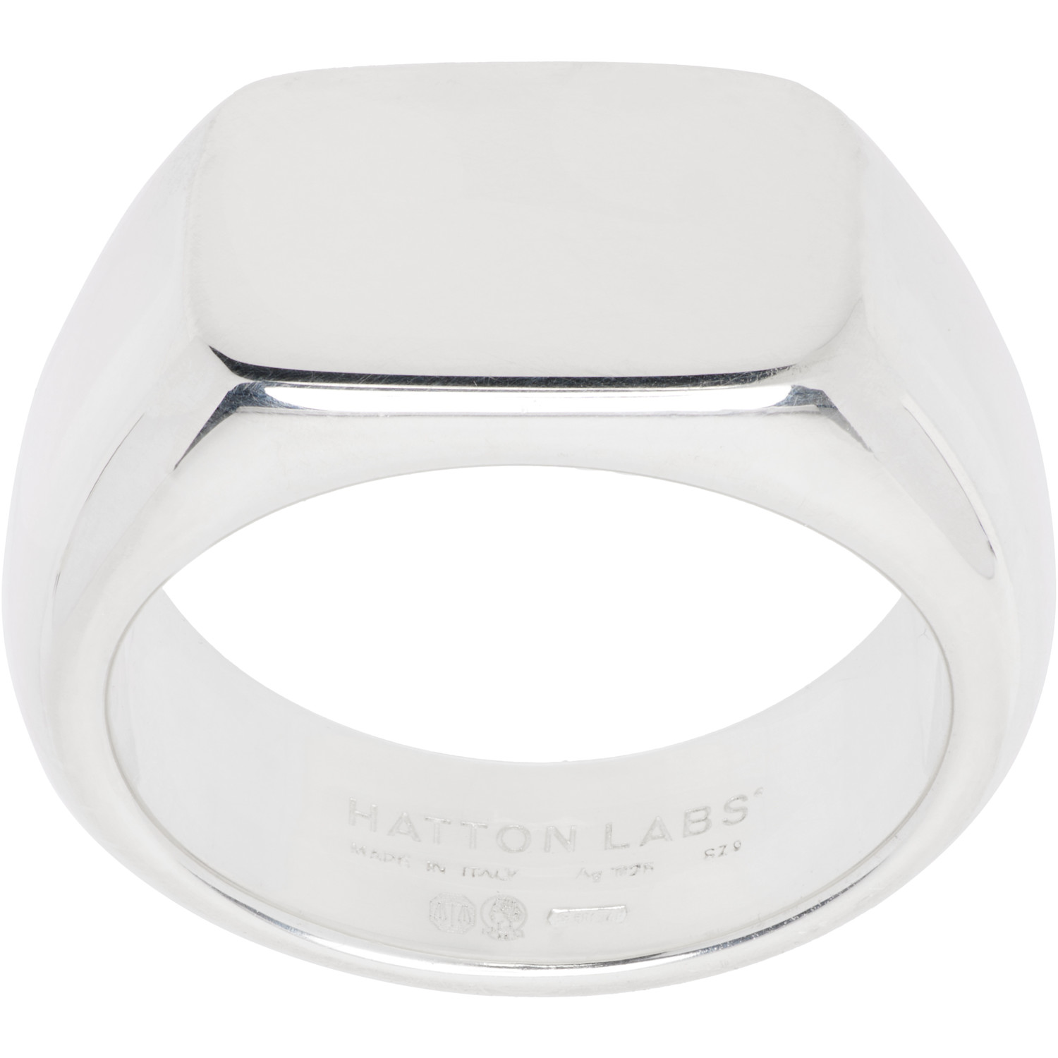 Hatton Labs Bombe Signet Ring In Neutral