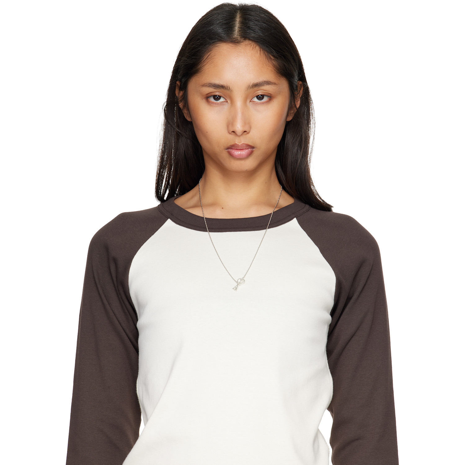  Ami Paris Ami De Coeur Chain Necklace 