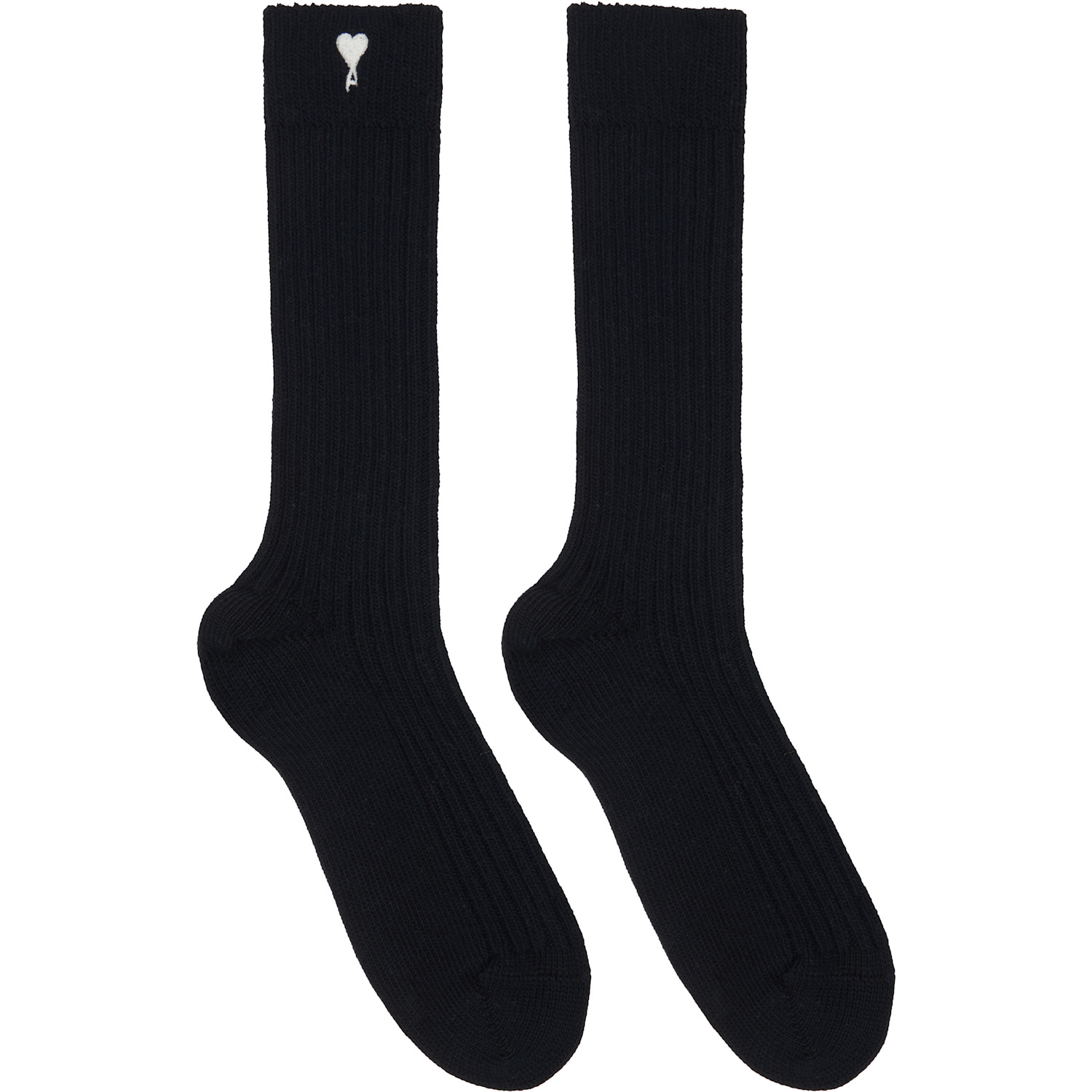  Ami Paris Three-pack Multicolor Ami De Coeur Socks 