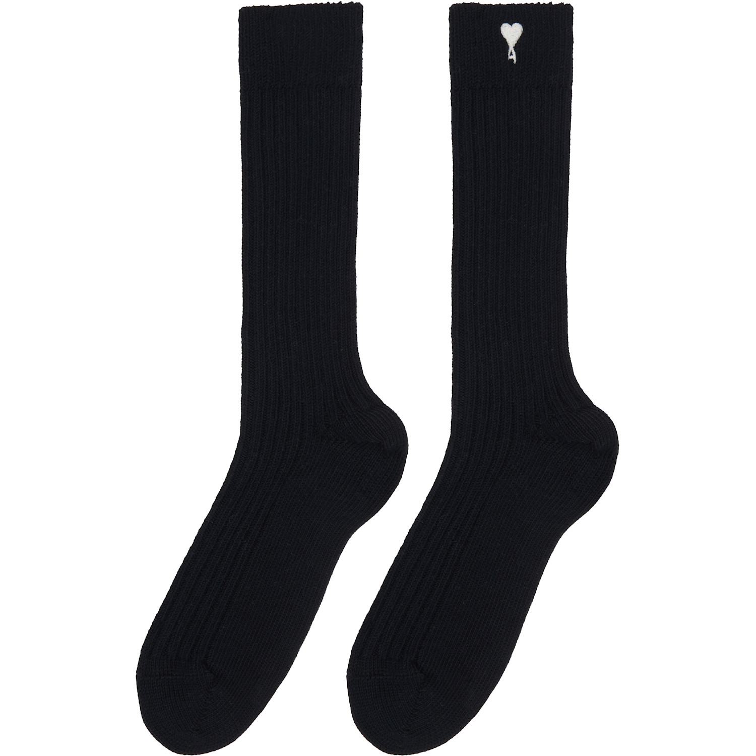  Ami Paris Three-pack Multicolor Ami De Coeur Socks 