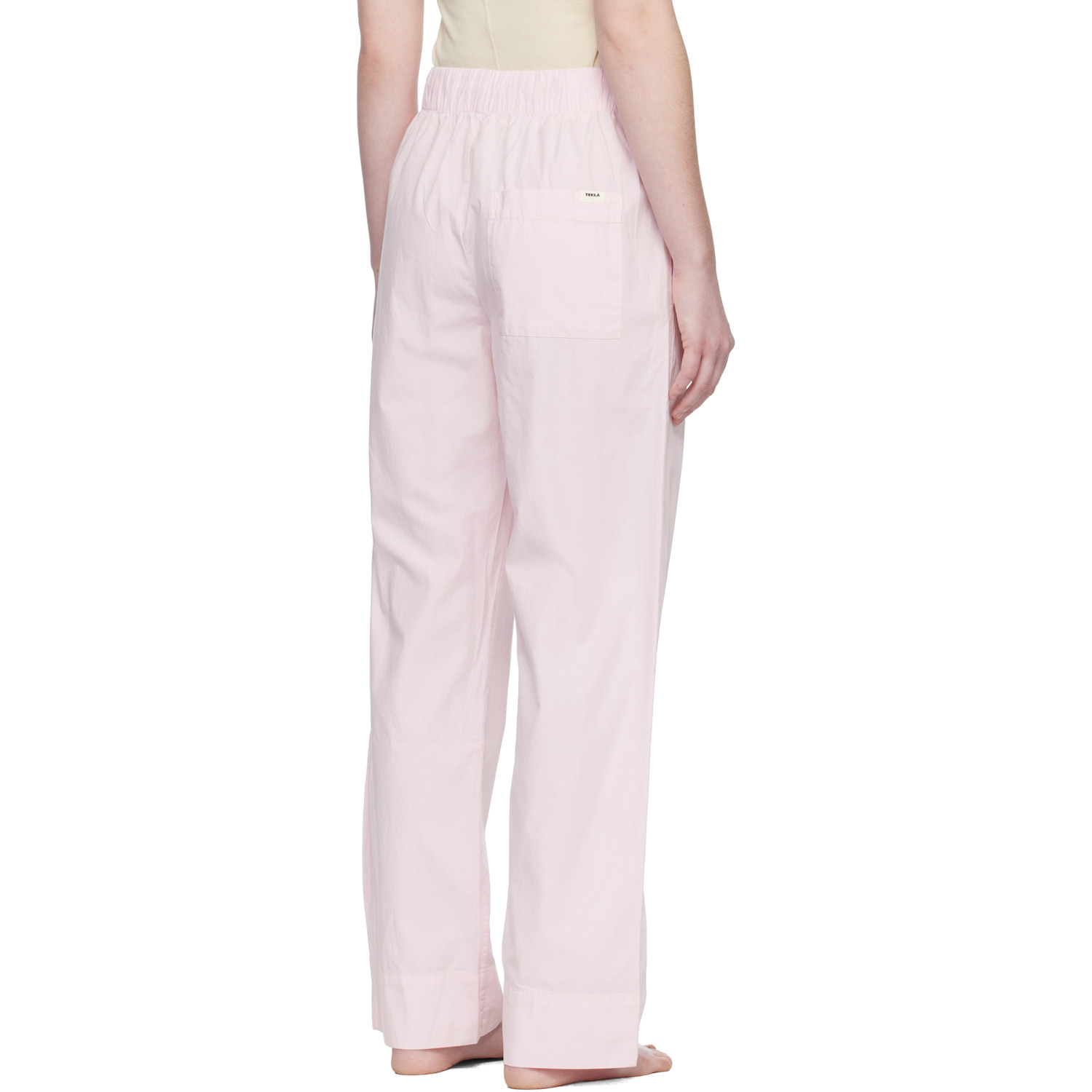  Tekla Pink Poplin Pyjama Pants 