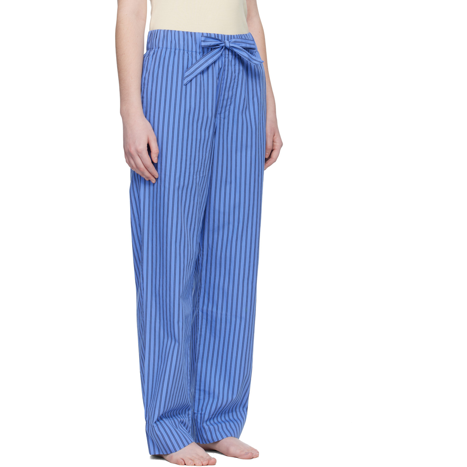  Tekla Blue Poplin Pyjama Pants 