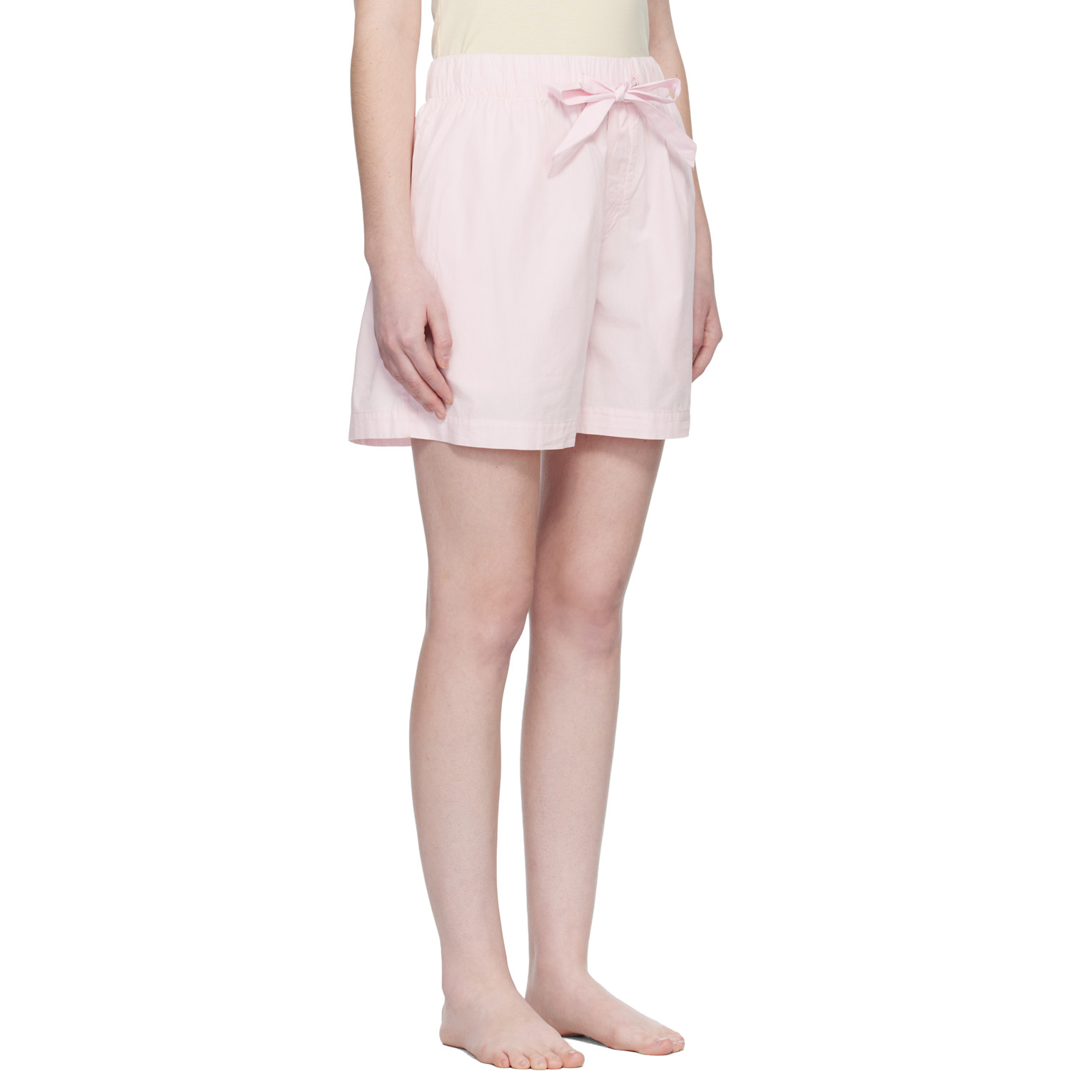  Tekla Pink Poplin Pyjama Shorts 