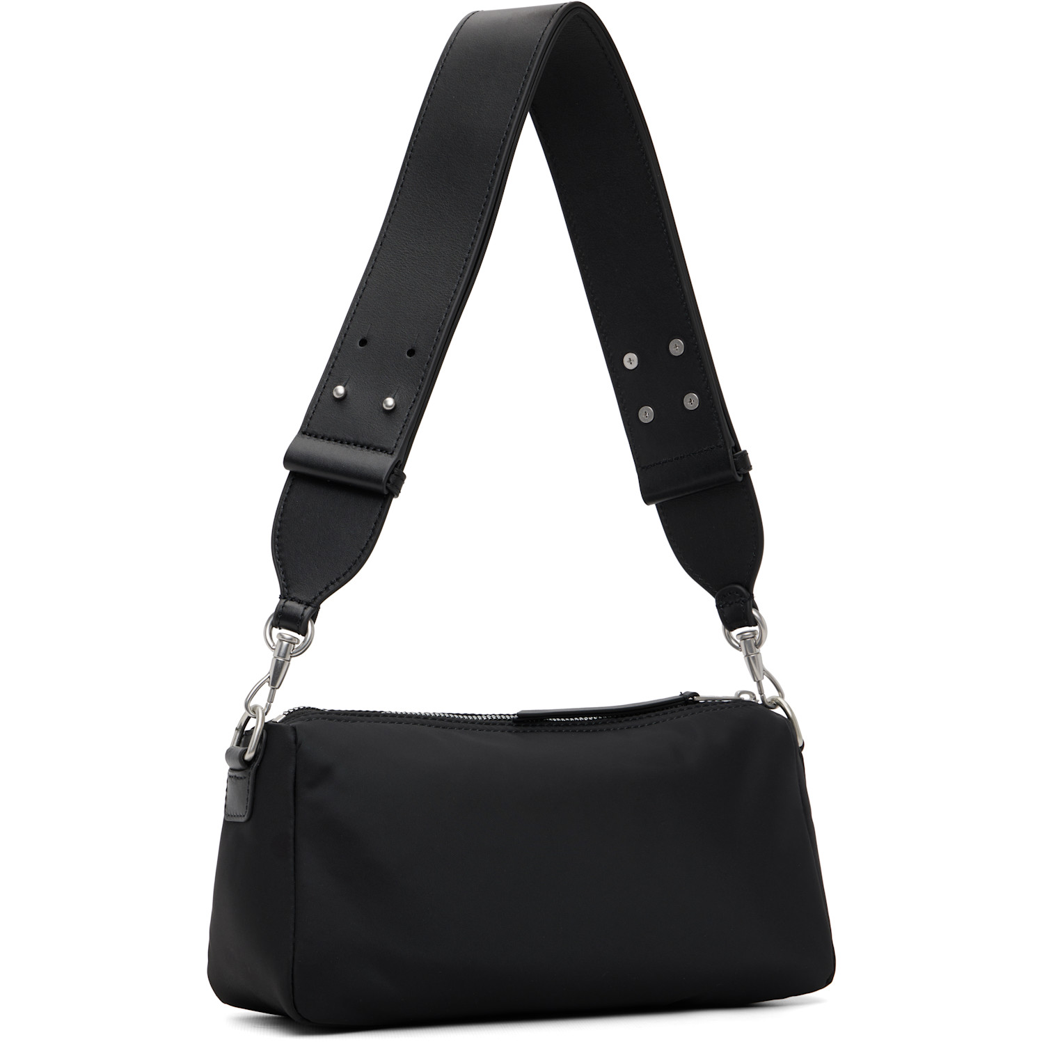  Ami Paris Black Nylon Marcel Bag 