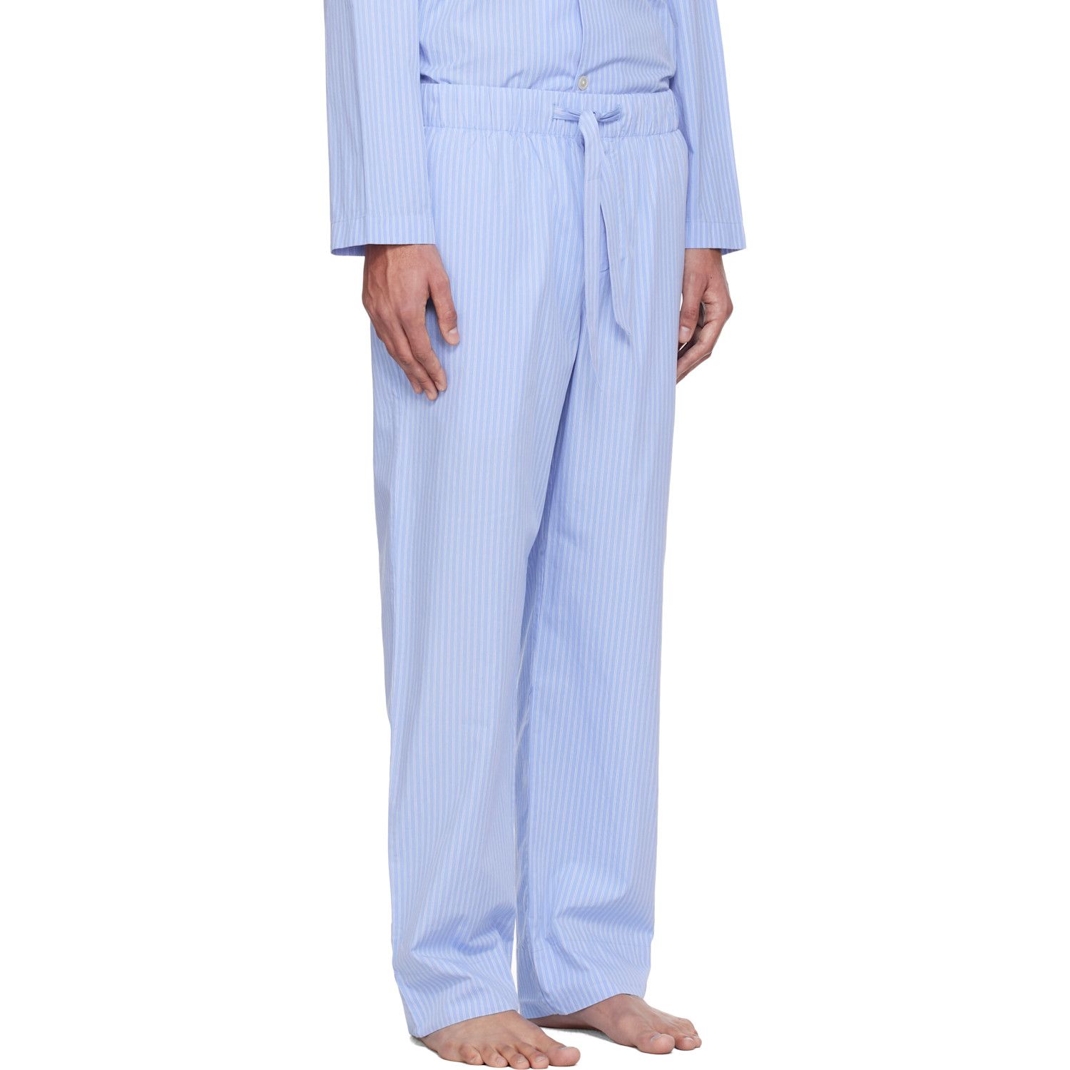  Tekla Blue Poplin Pyjama Pants 