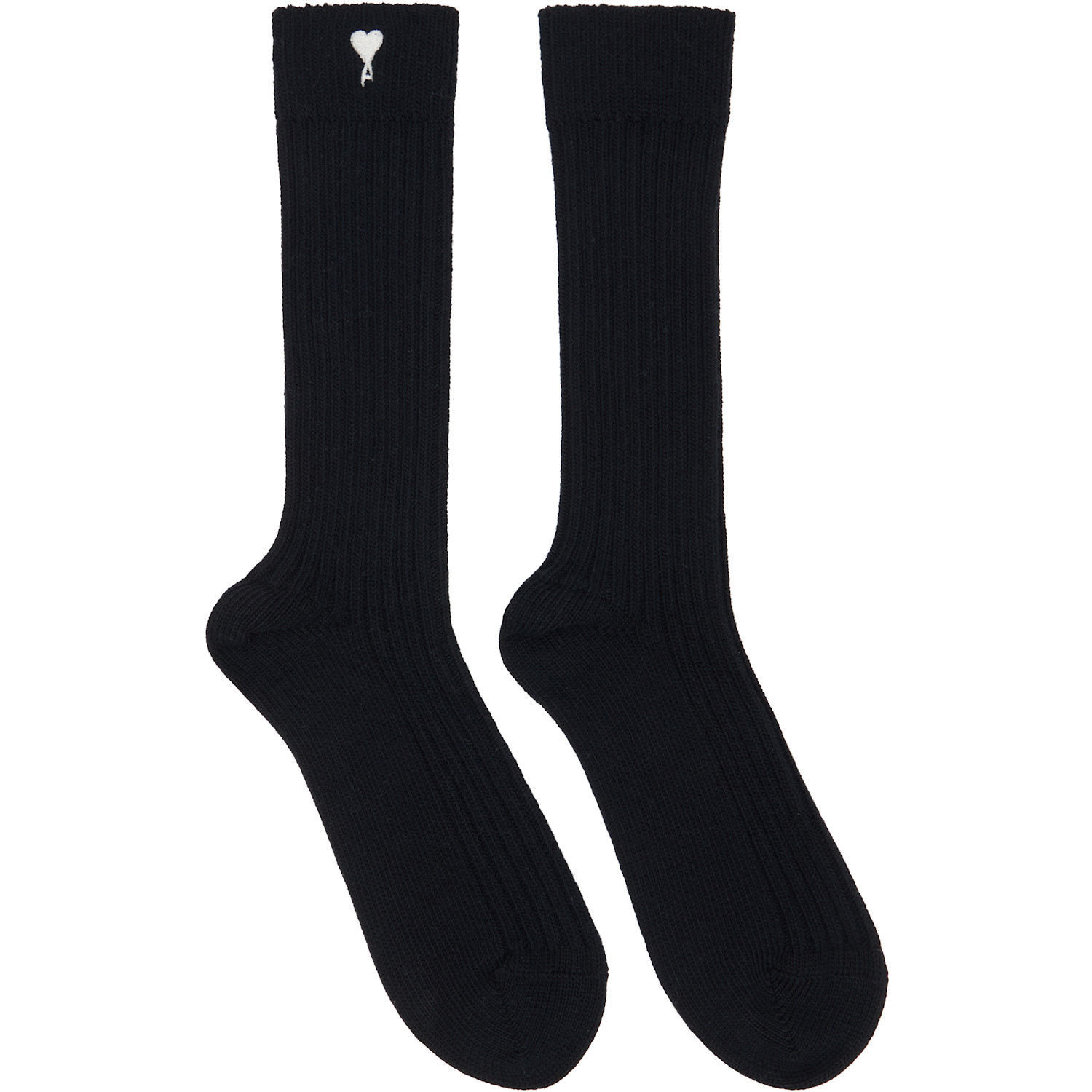  Ami Paris Three-pack Multicolor Ami De Coeur Socks 