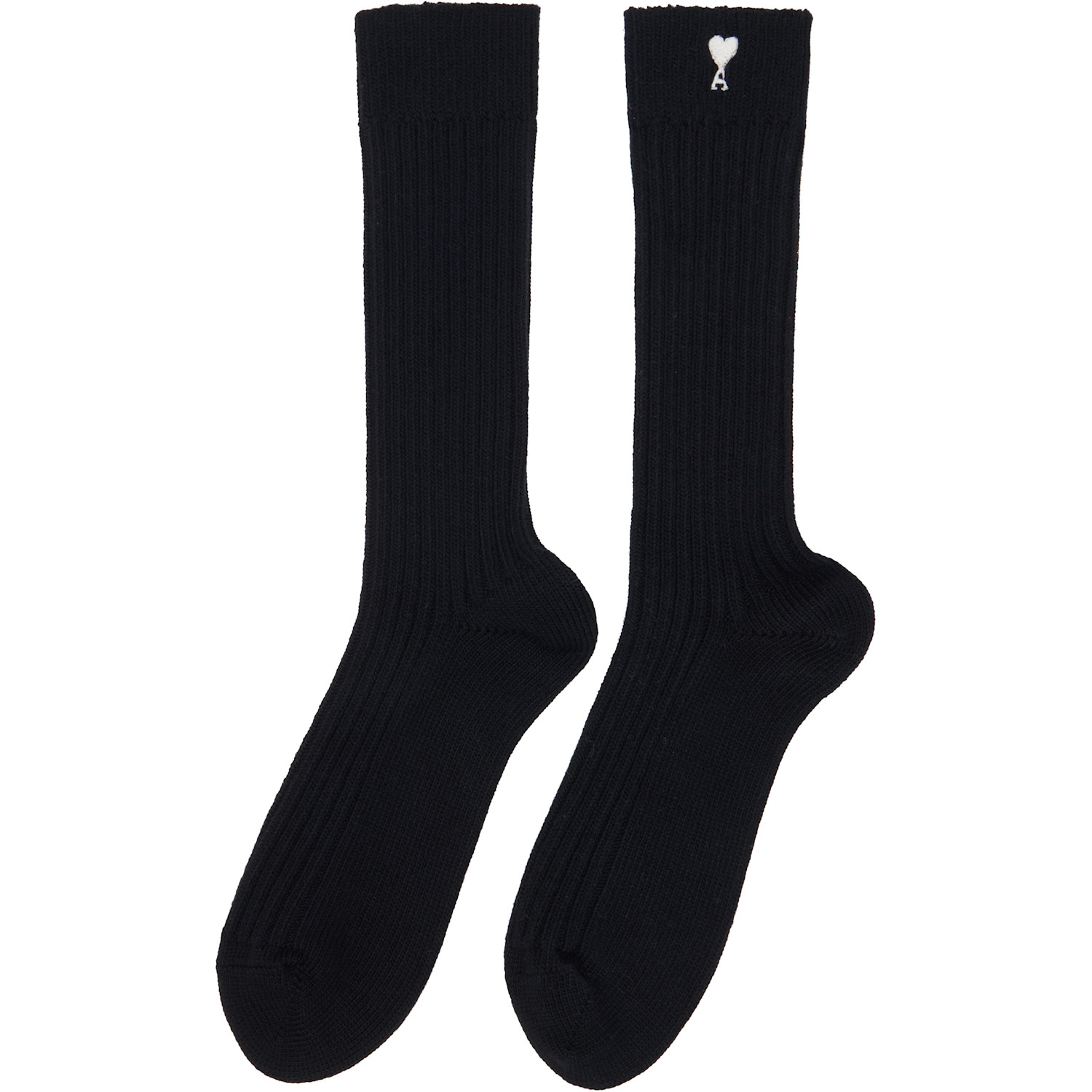  Ami Paris Three-pack Multicolor Ami De Coeur Socks 