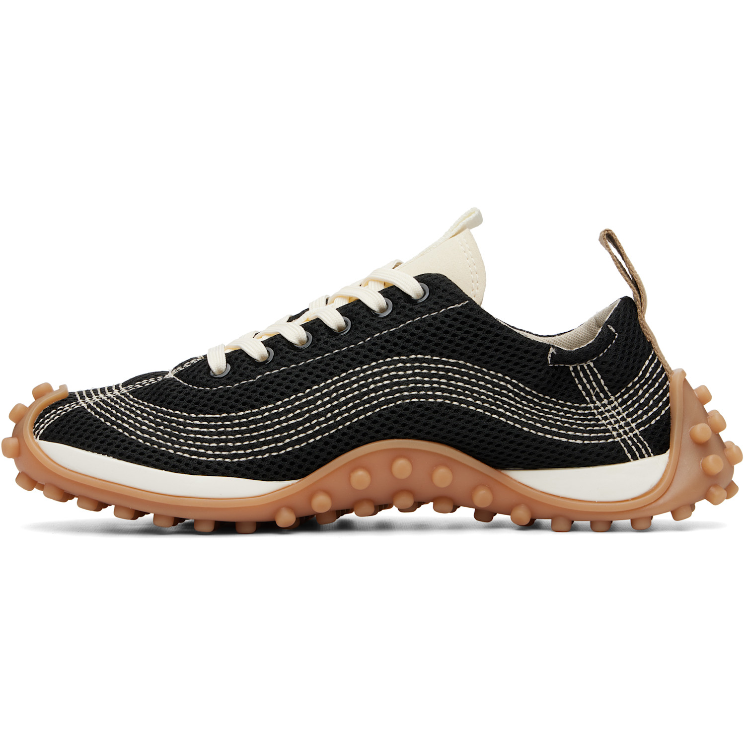  Ami Paris Black Mirage Mesh Sneakers 
