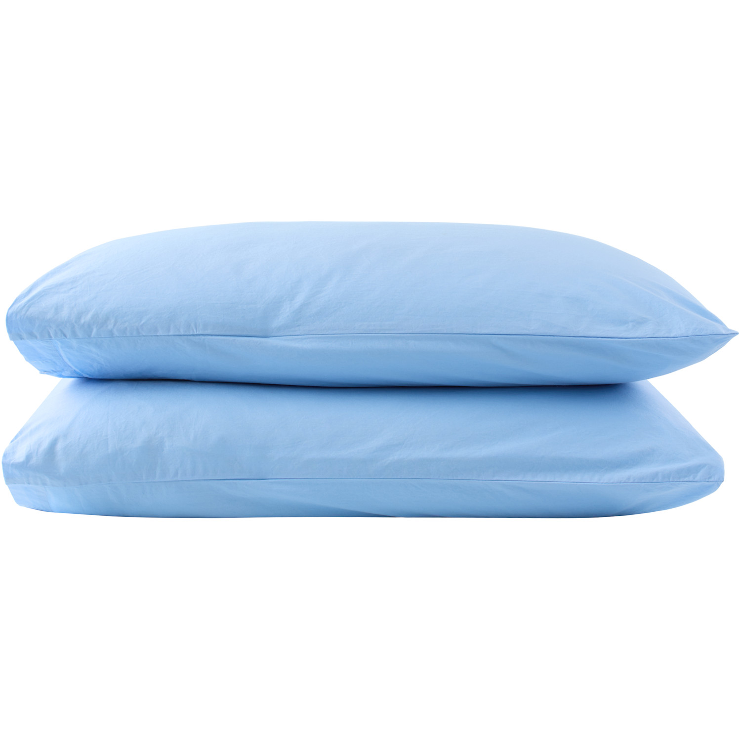  Tekla Blue Percale Pillowcase Set 