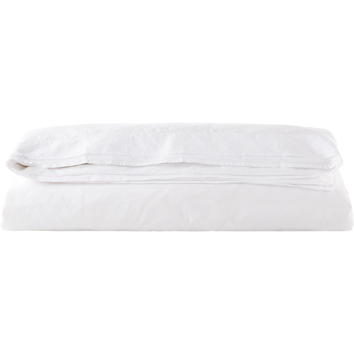  Tekla White Perle Duvet Cover, Queen 
