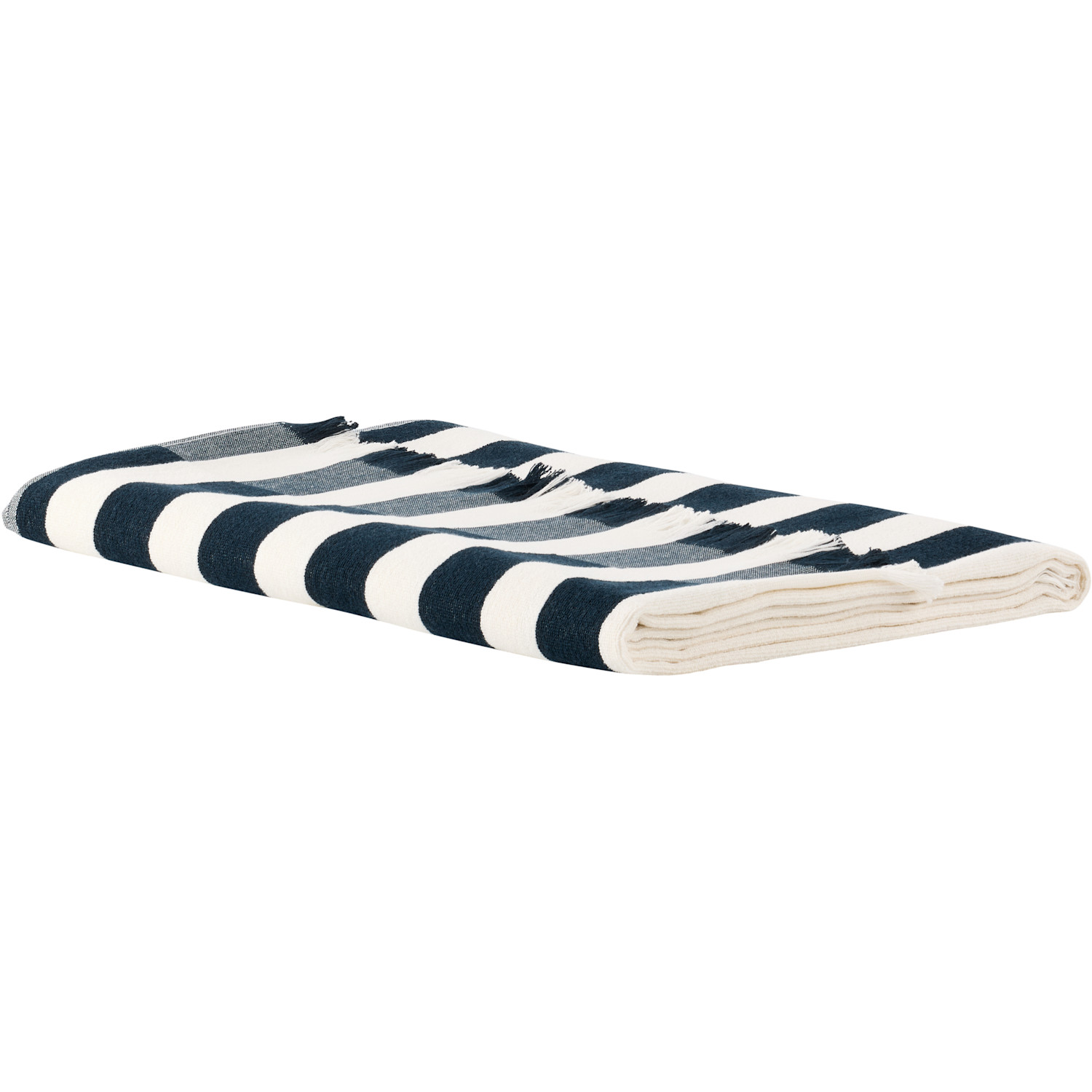  Tekla Black & White Striped Beach Towel 