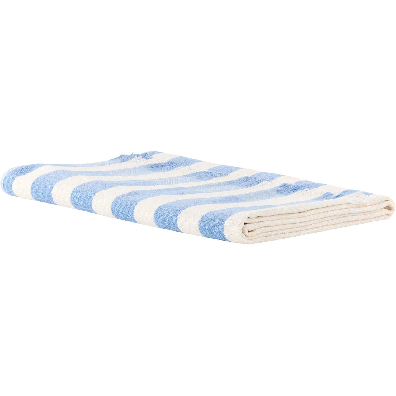  Tekla Blue & White Striped Beach Towel 